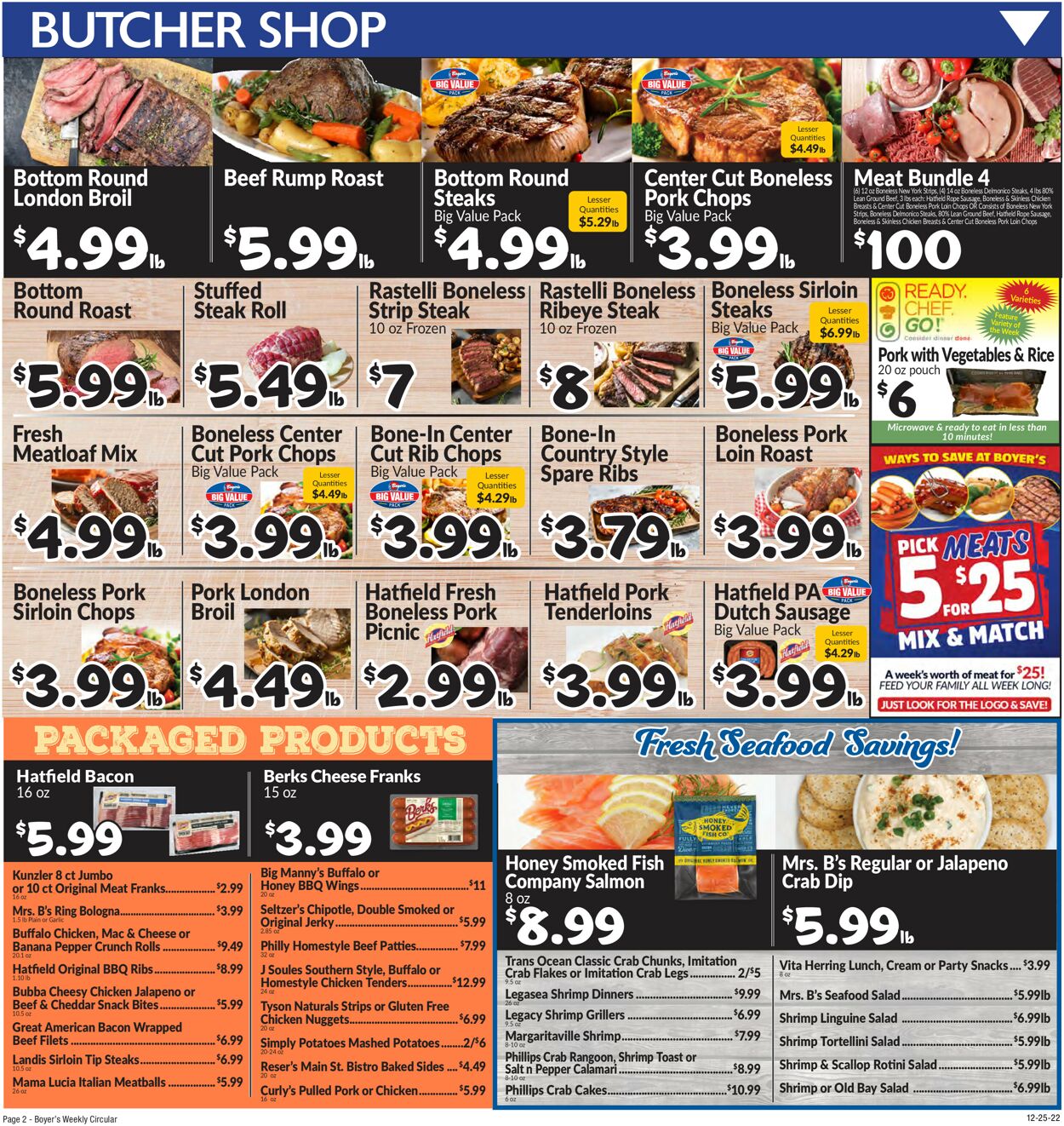 Boyer's Food Markets Weekly Ad Circular - valid 12/25-12/31/2022 (Page 4)