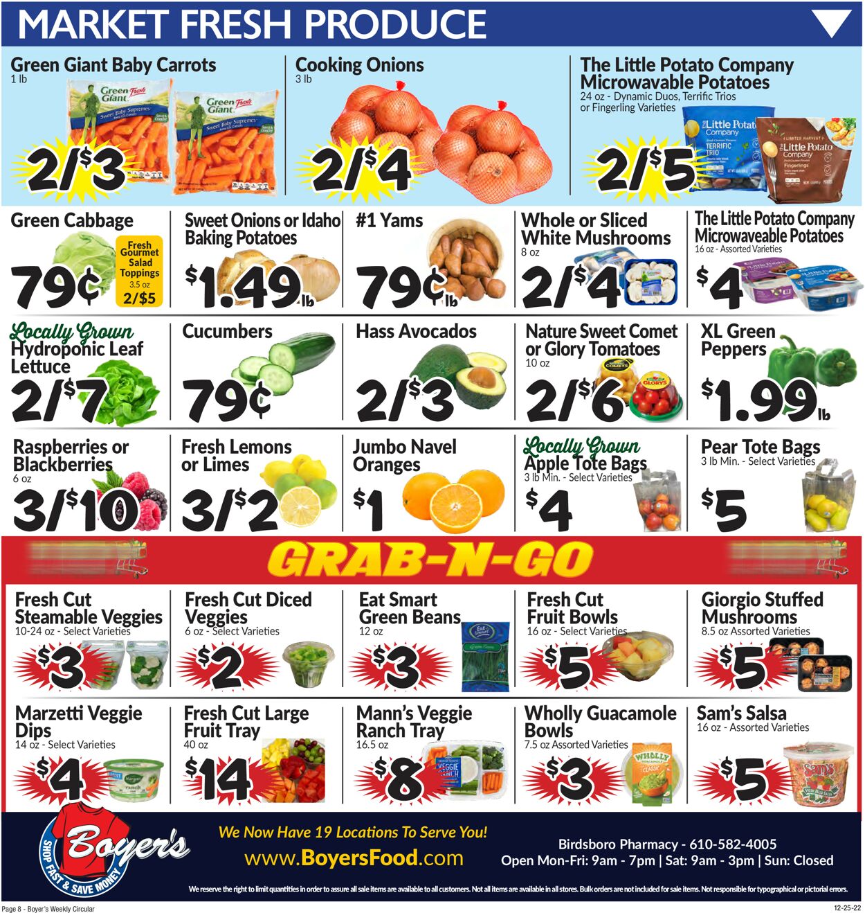 Boyer's Food Markets Weekly Ad Circular - valid 12/25-12/31/2022 (Page 11)