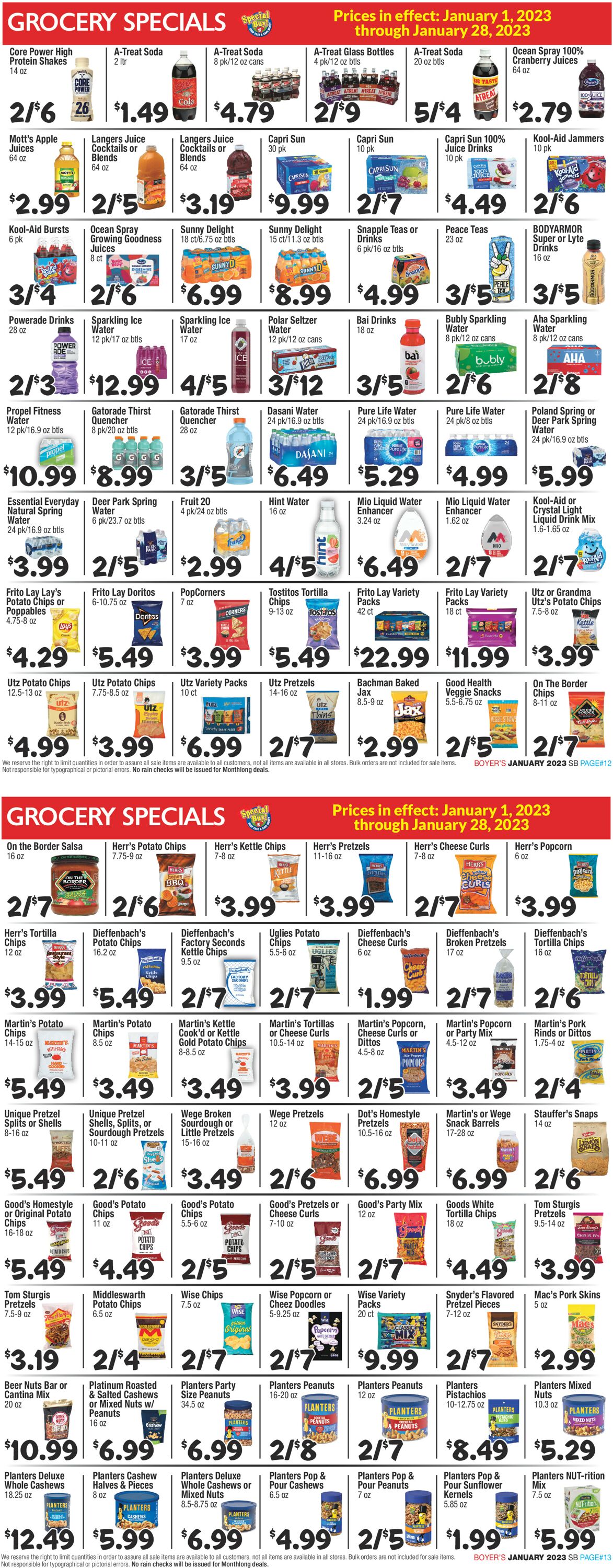 Boyer's Food Markets Weekly Ad Circular - valid 01/01-01/28/2023 (Page 7)