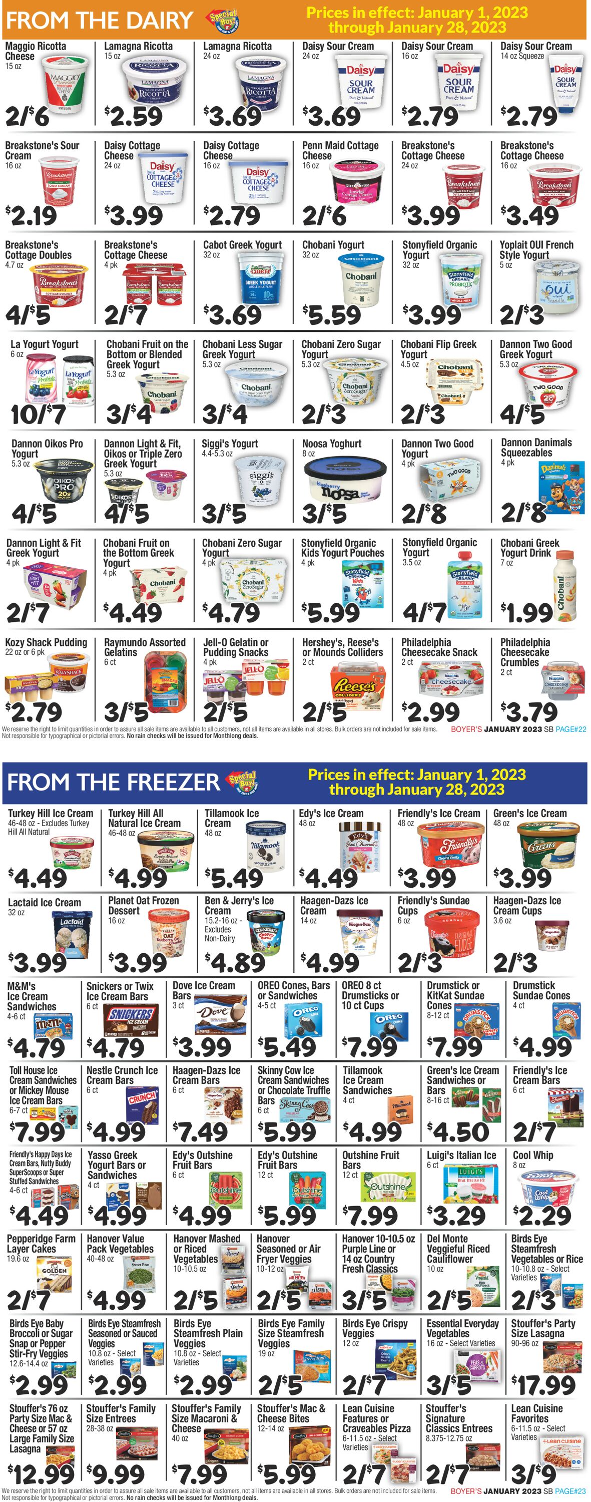 Boyer's Food Markets Weekly Ad Circular - valid 01/01-01/28/2023 (Page 12)
