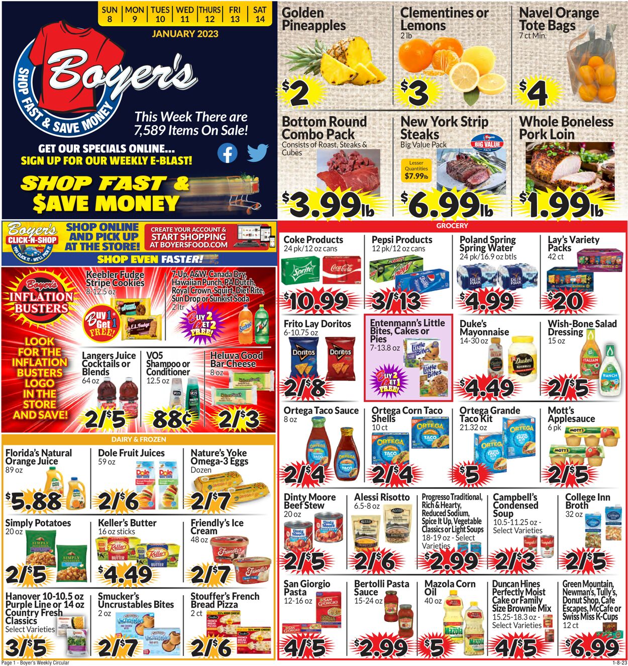 Boyer's Food Markets Weekly Ad Circular - valid 01/08-01/14/2023 (Page 3)