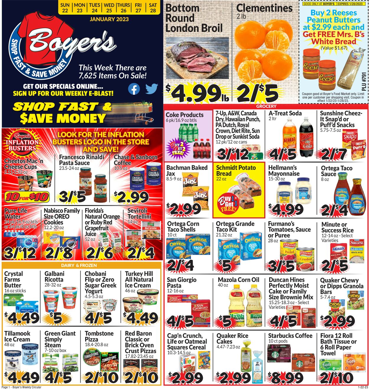 Boyer's Food Markets Weekly Ad Circular - valid 01/22-01/28/2023 (Page 3)