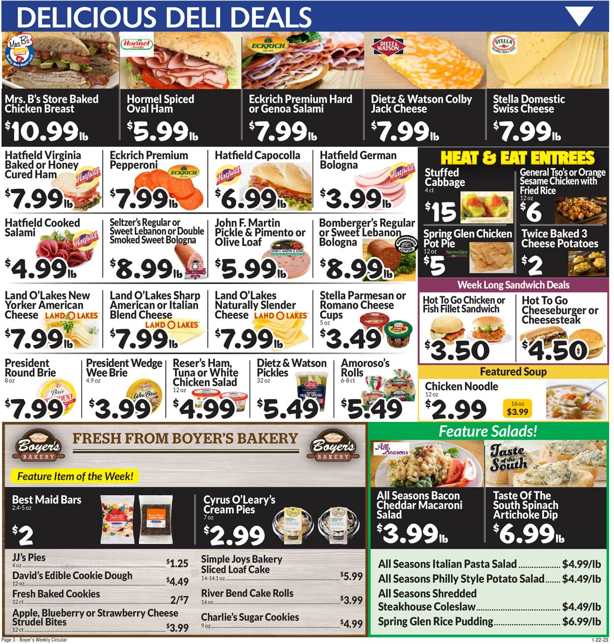 Boyer's Food Markets Weekly Ad Circular - valid 01/22-01/28/2023 (Page 5)