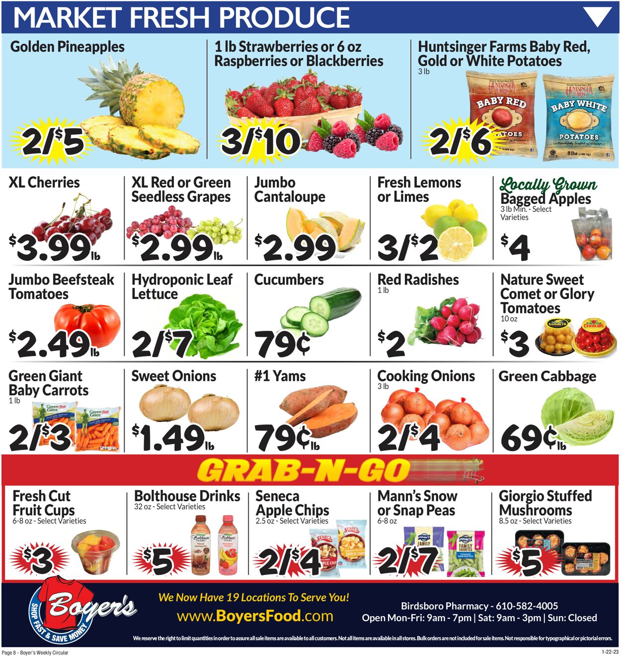Boyer's Food Markets Weekly Ad Circular - valid 01/22-01/28/2023 (Page 11)