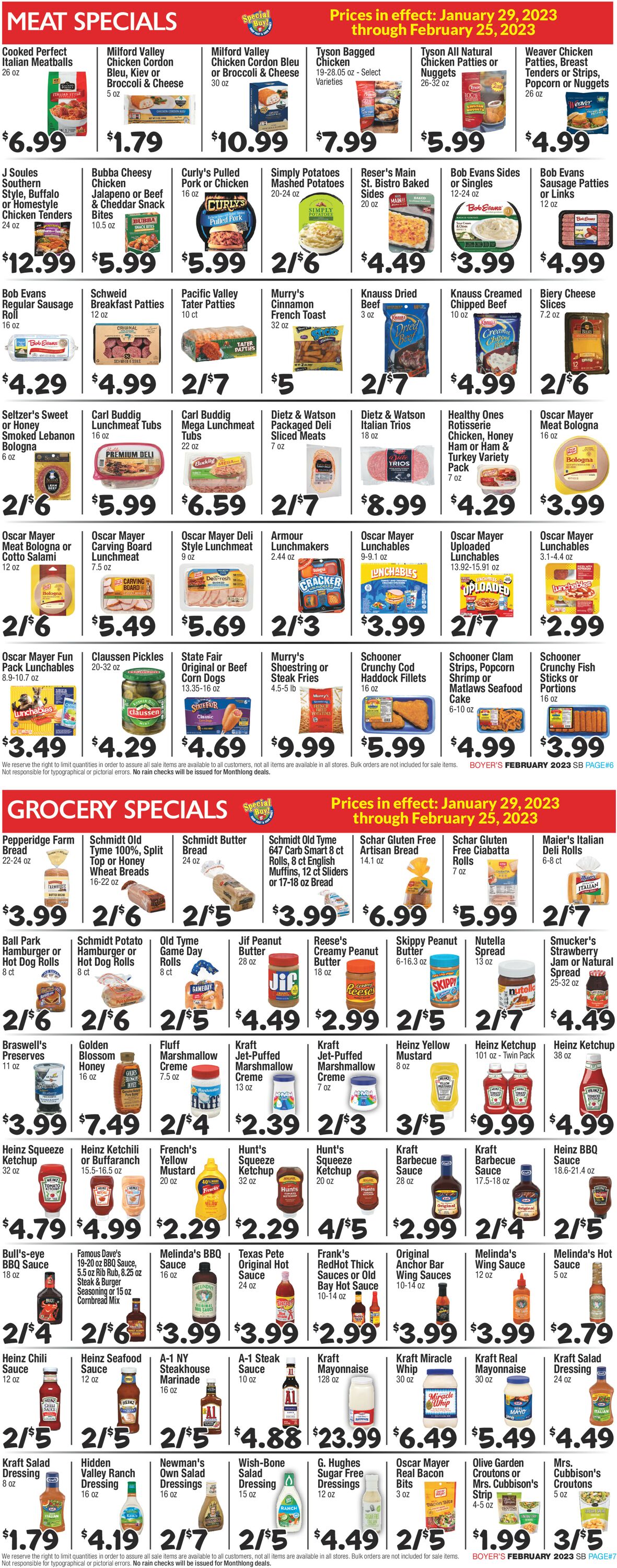 Boyer's Food Markets Weekly Ad Circular - valid 01/29-02/25/2023 (Page 4)
