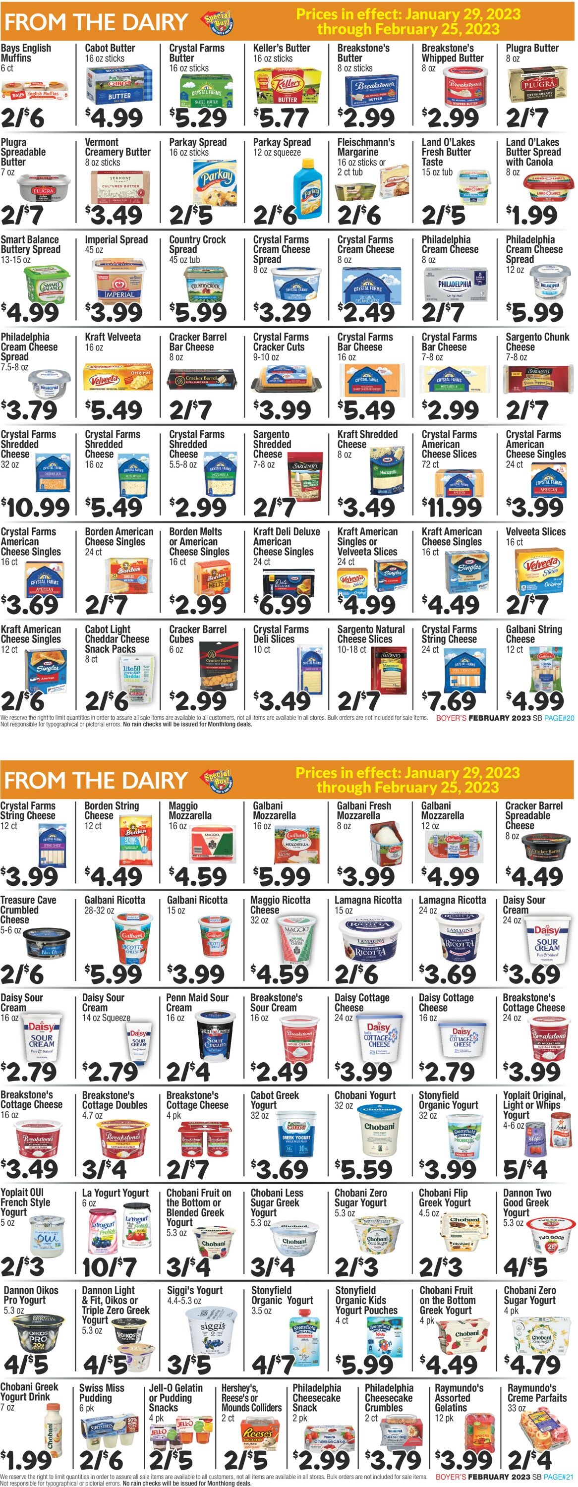 Boyer's Food Markets Weekly Ad Circular - valid 01/29-02/25/2023 (Page 11)