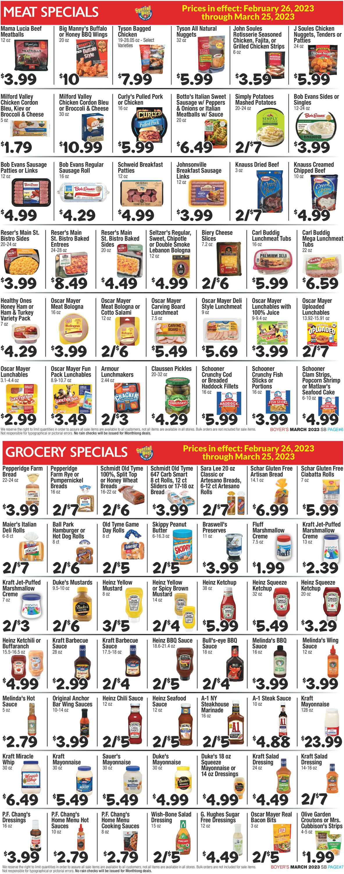 Boyer's Food Markets Weekly Ad Circular - valid 02/26-03/25/2023 (Page 4)