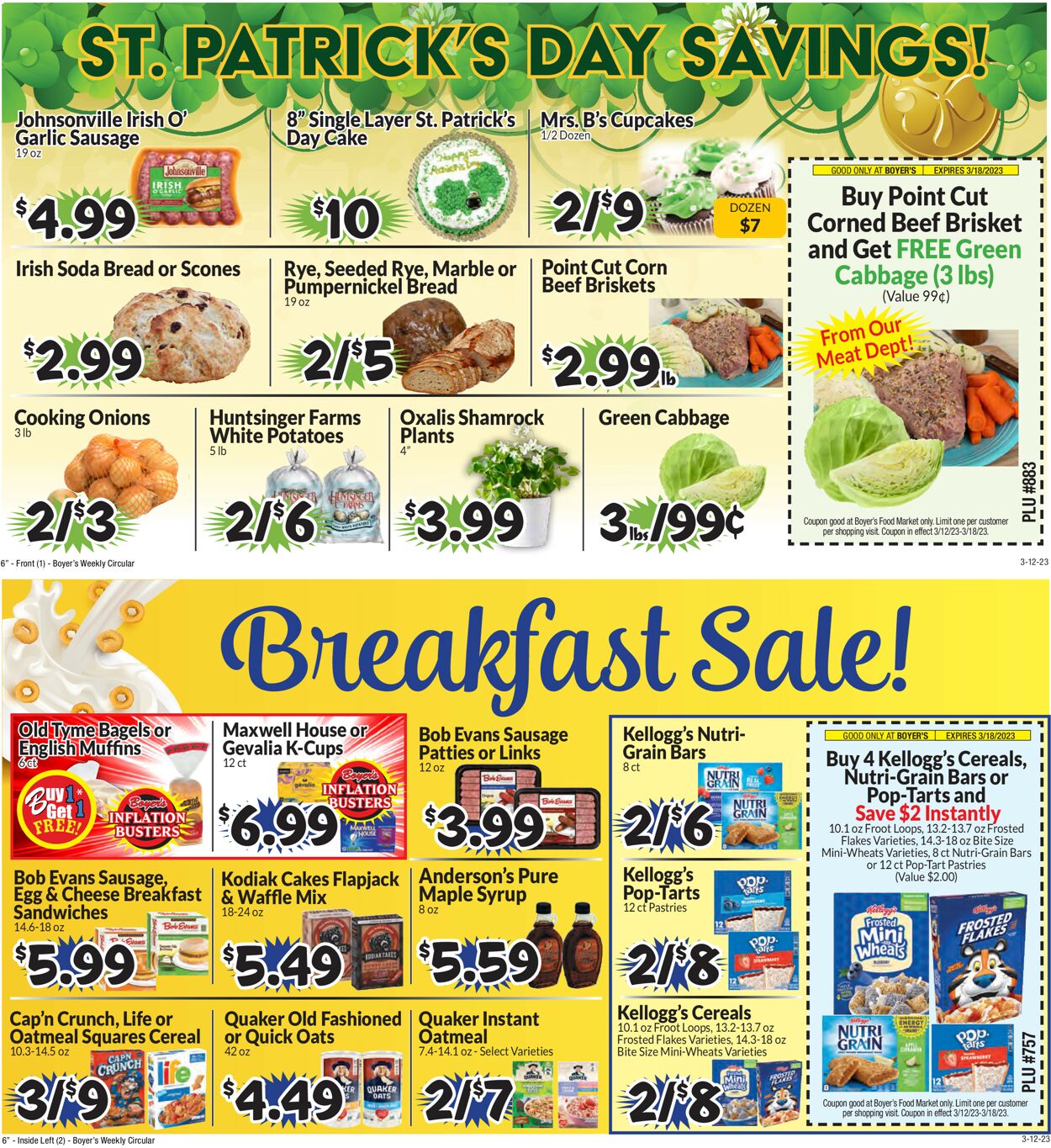 Boyer's Food Markets Weekly Ad Circular - valid 03/12-03/18/2023