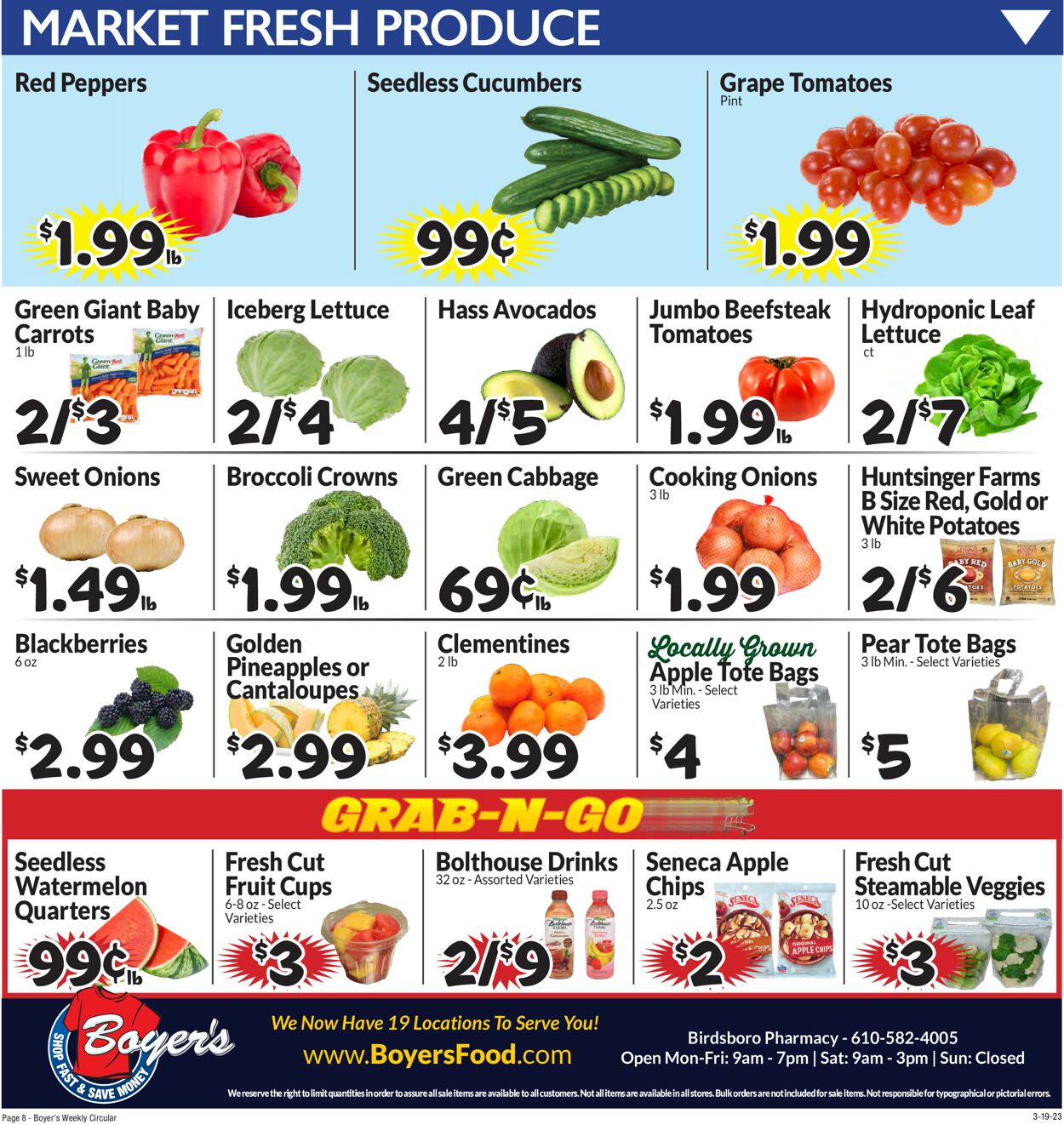 Boyer's Food Markets Weekly Ad Circular - valid 03/19-03/25/2023 (Page 11)