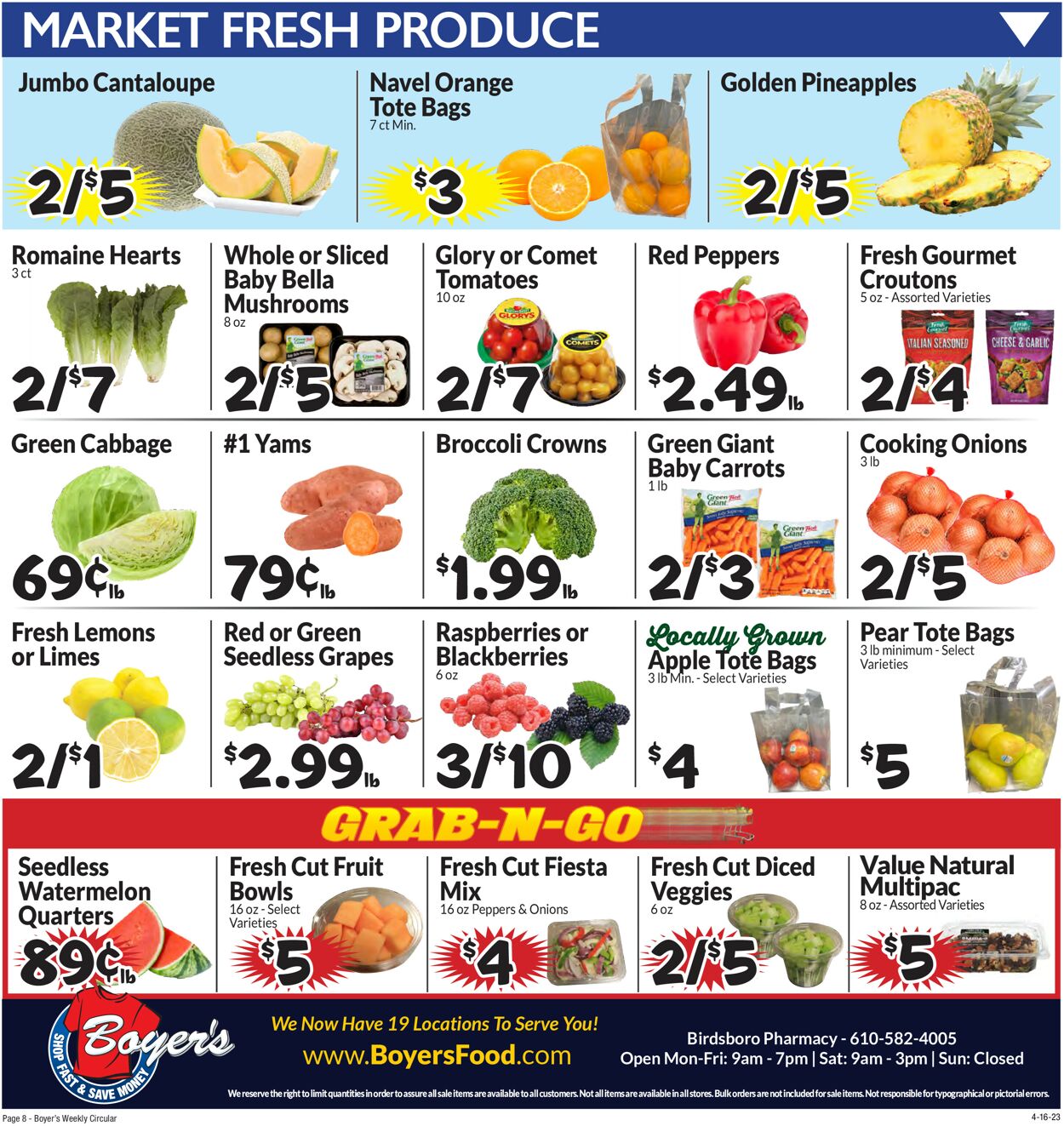 Boyer's Food Markets Weekly Ad Circular - valid 04/16-04/22/2023 (Page 13)