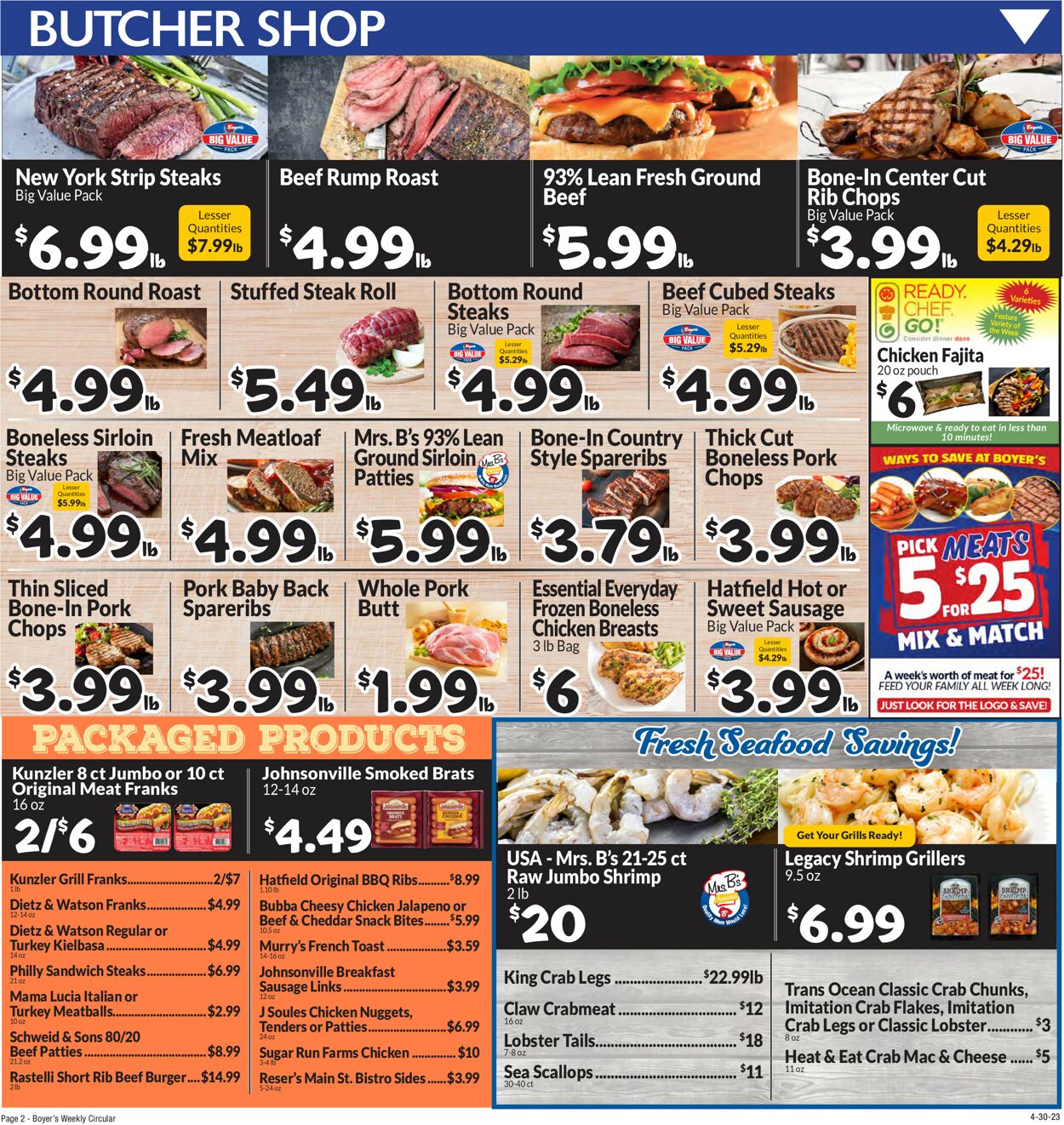 Boyer's Food Markets Weekly Ad Circular - valid 04/30-05/06/2023 (Page 4)