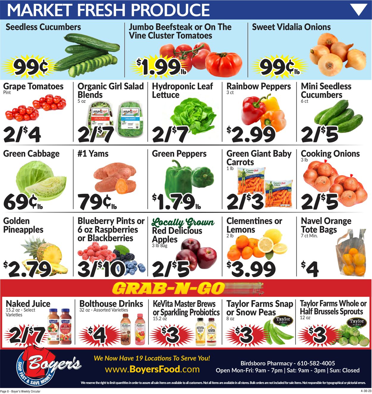 Boyer's Food Markets Weekly Ad Circular - valid 04/30-05/06/2023 (Page 11)