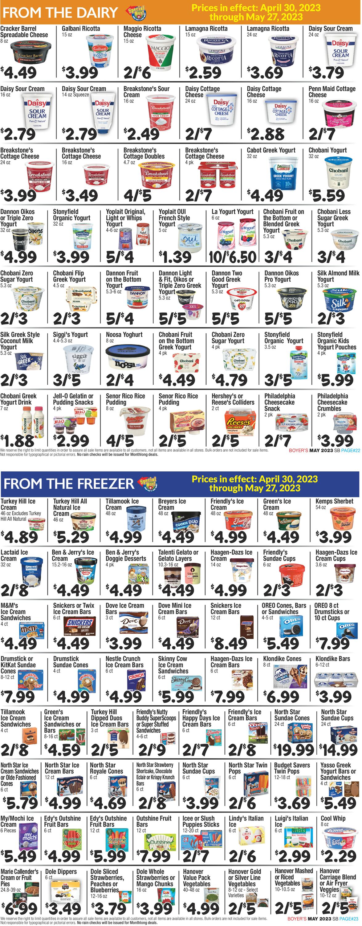 Boyer's Food Markets Weekly Ad Circular - valid 04/30-05/27/2023 (Page 12)