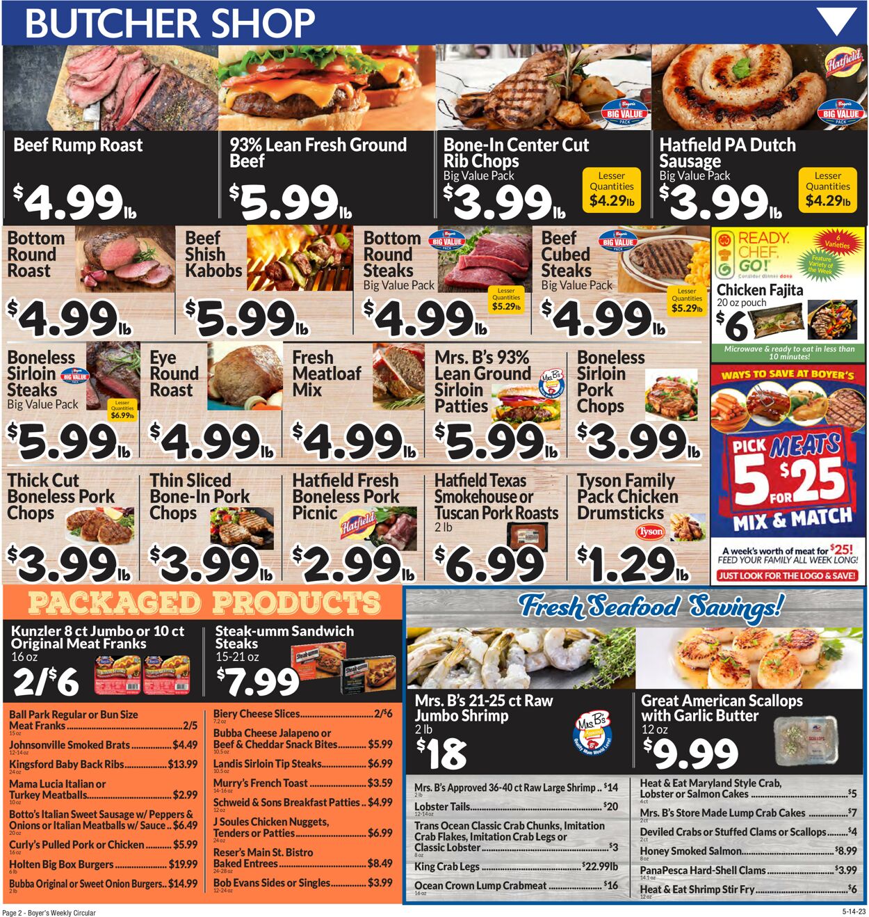 Boyer's Food Markets Weekly Ad Circular - valid 05/14-05/20/2023 (Page 4)