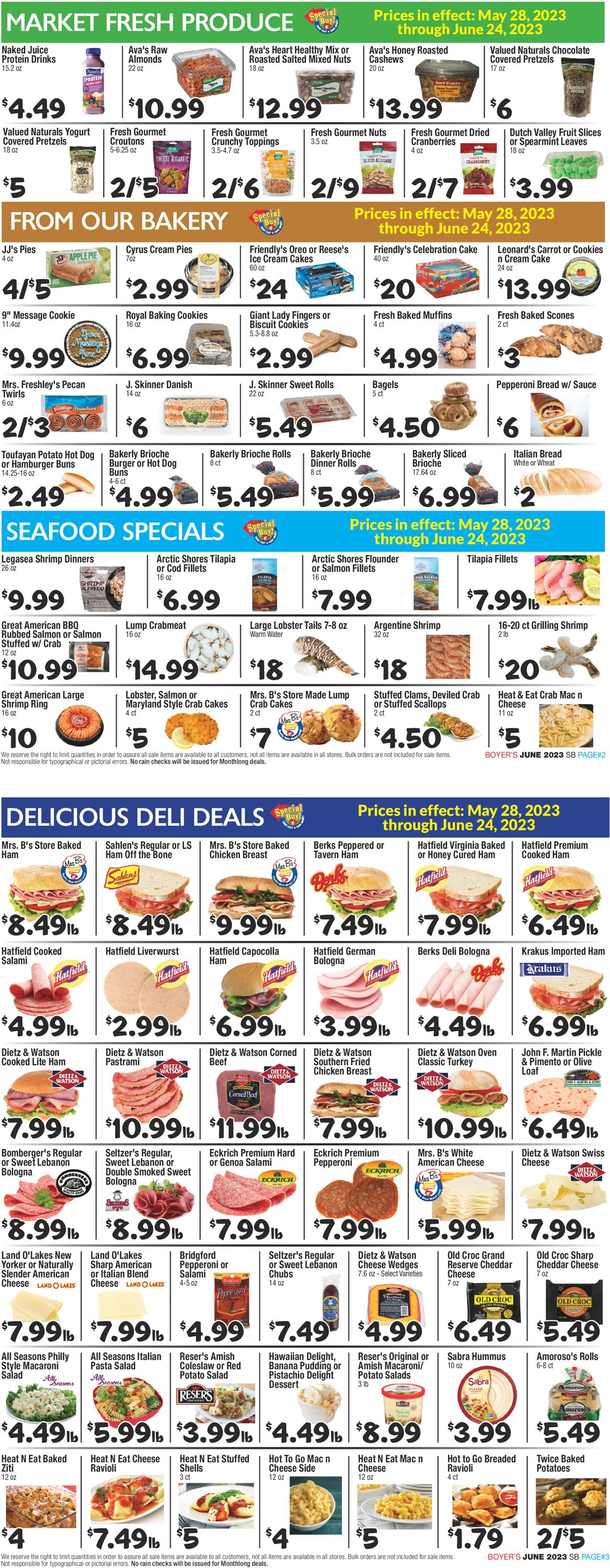 Boyer's Food Markets Weekly Ad Circular - valid 05/28-06/24/2023 (Page 2)