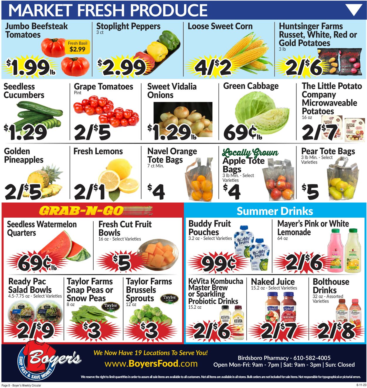 Boyer's Food Markets Weekly Ad Circular - valid 06/11-06/17/2023 (Page 11)