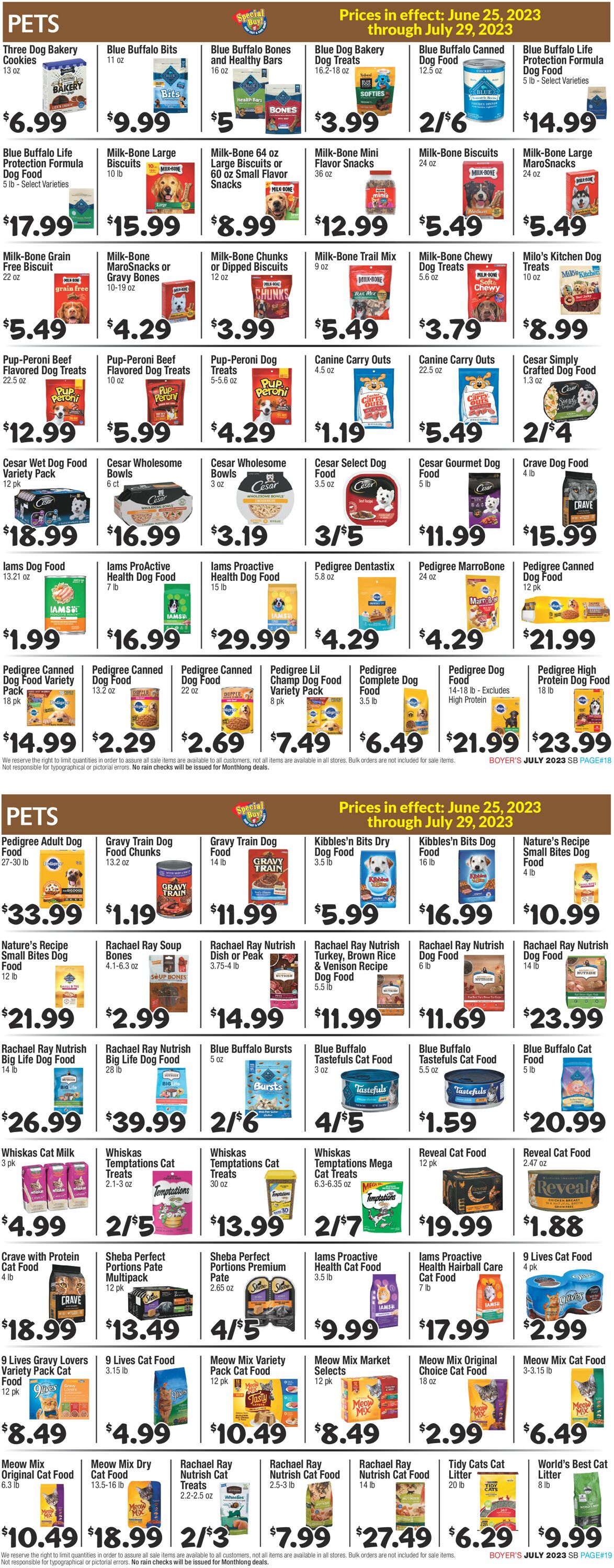 Boyer's Food Markets Weekly Ad Circular - valid 06/25-07/29/2023 (Page 10)
