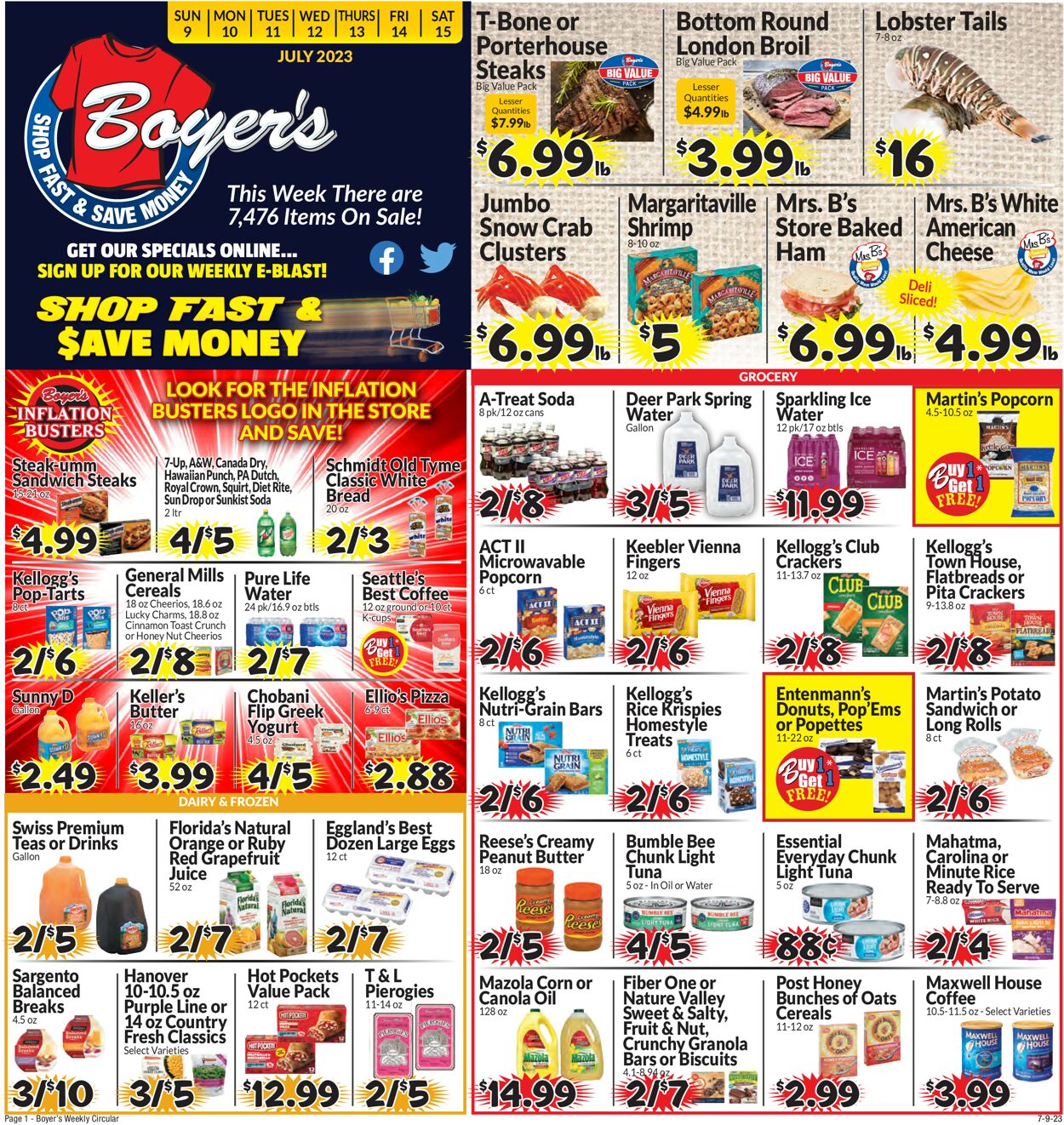 Boyer's Food Markets Weekly Ad Circular - valid 07/09-07/15/2023 (Page 3)