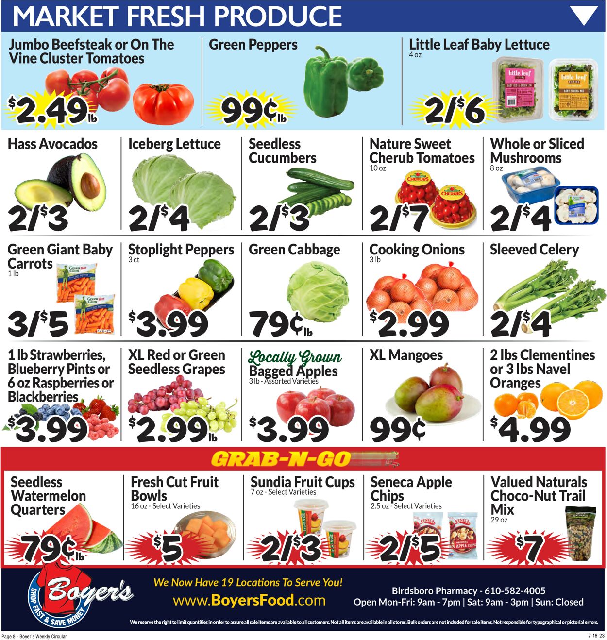 Boyer's Food Markets Weekly Ad Circular - valid 07/16-07/22/2023 (Page 11)