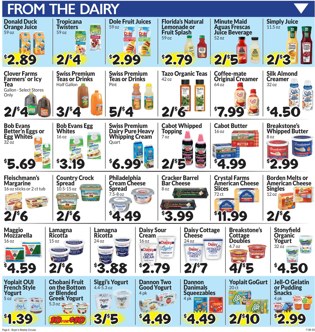 Boyer's Food Markets Weekly Ad Circular - valid 07/30-08/05/2023 (Page 9)