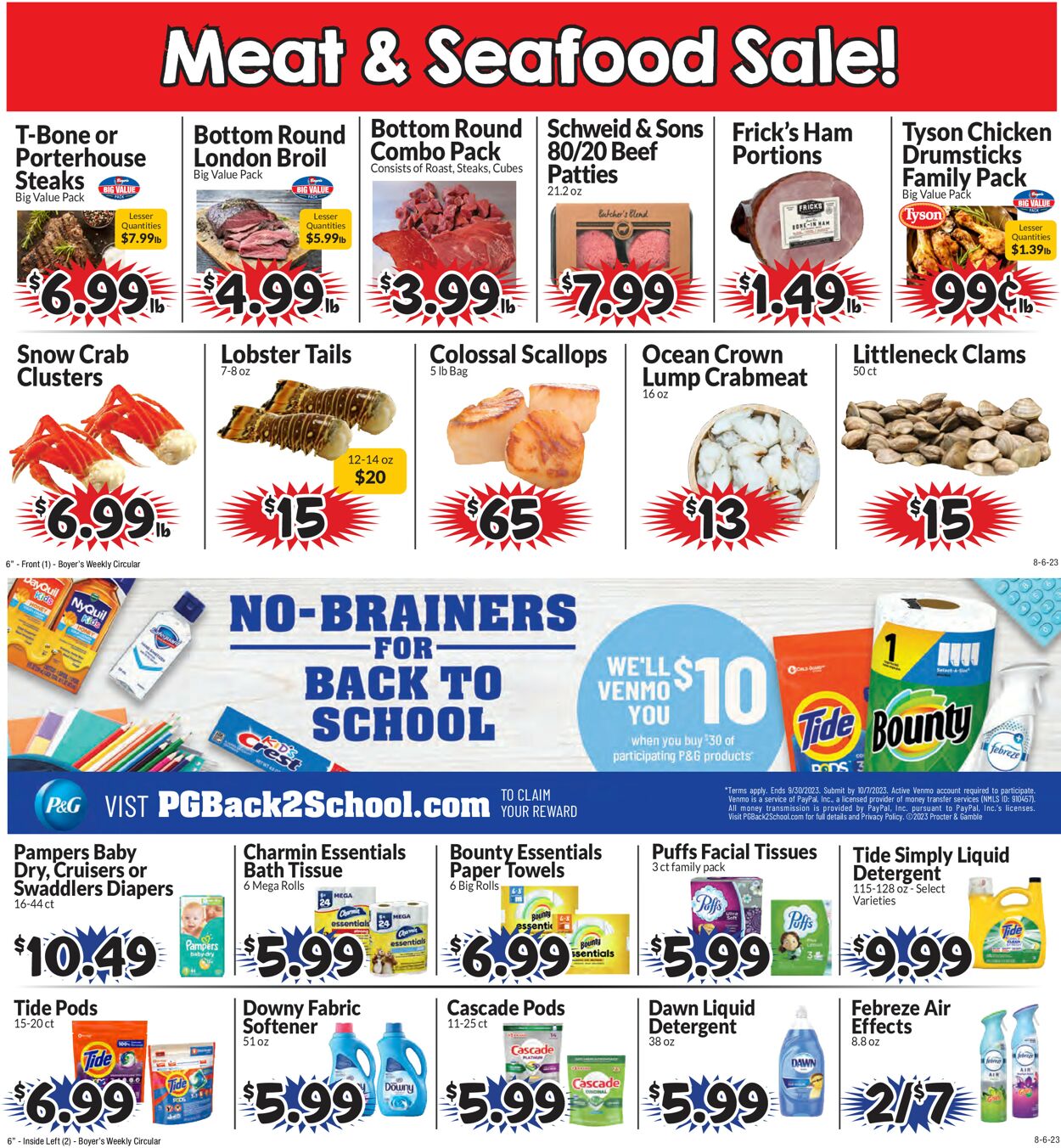 Boyer's Food Markets Weekly Ad Circular - valid 08/06-08/12/2023