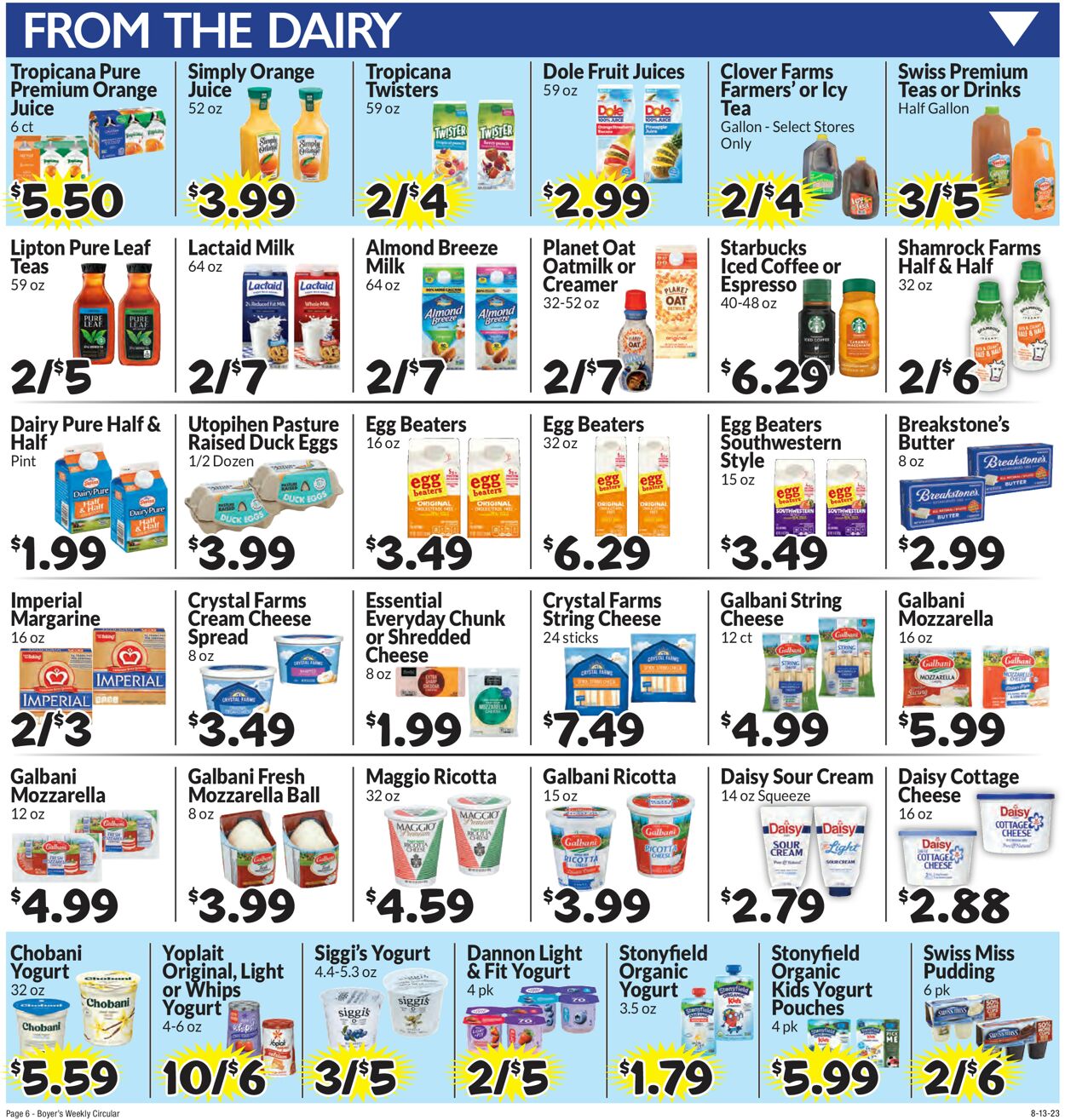 Boyer's Food Markets Weekly Ad Circular - valid 08/13-08/19/2023 (Page 9)