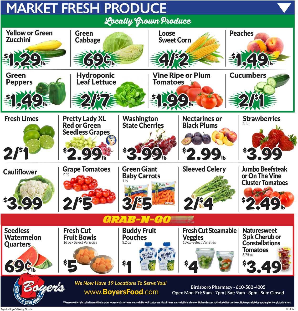 Boyer's Food Markets Weekly Ad Circular - valid 08/13-08/19/2023 (Page 11)