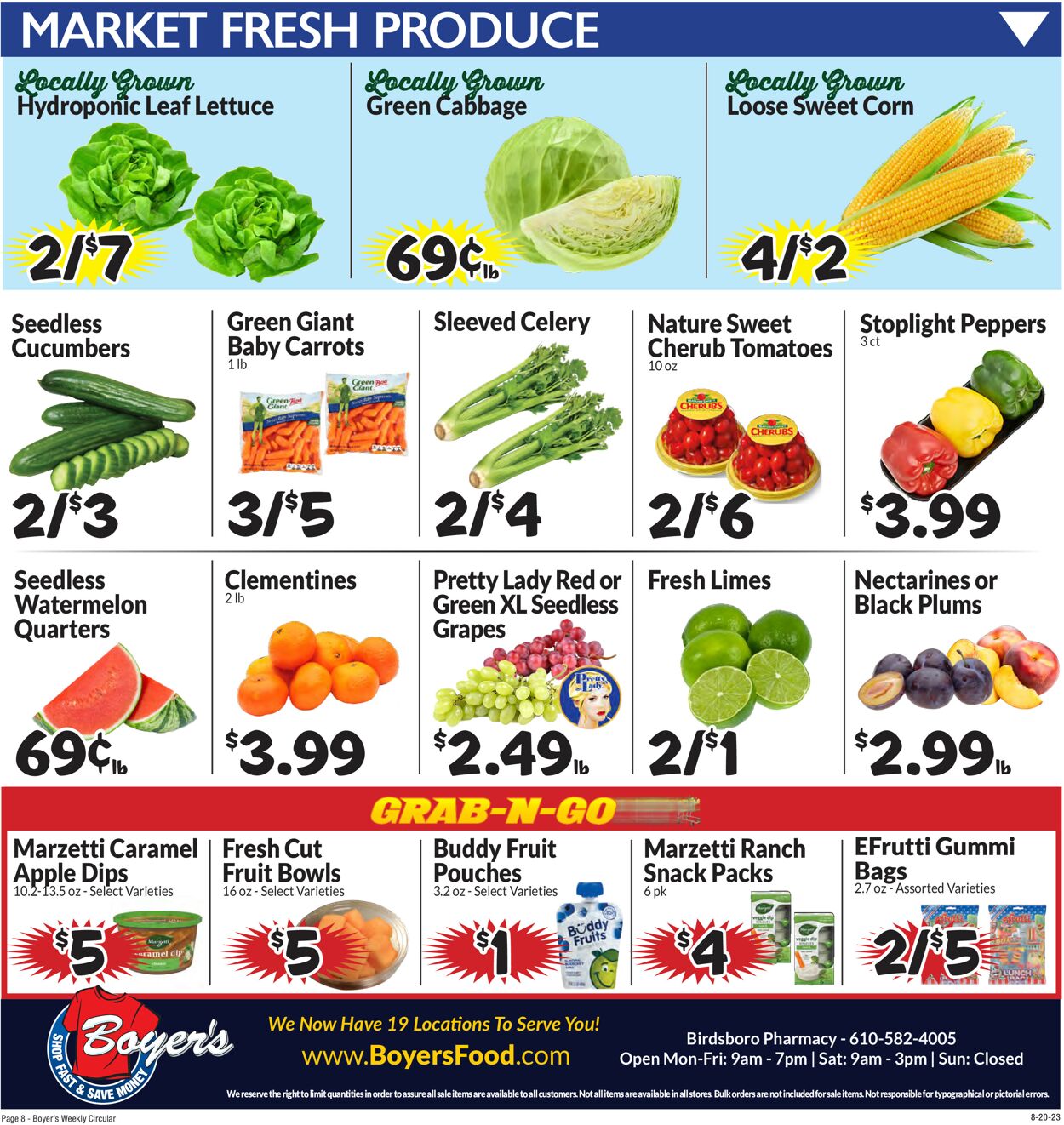 Boyer's Food Markets Weekly Ad Circular - valid 08/20-08/26/2023 (Page 11)
