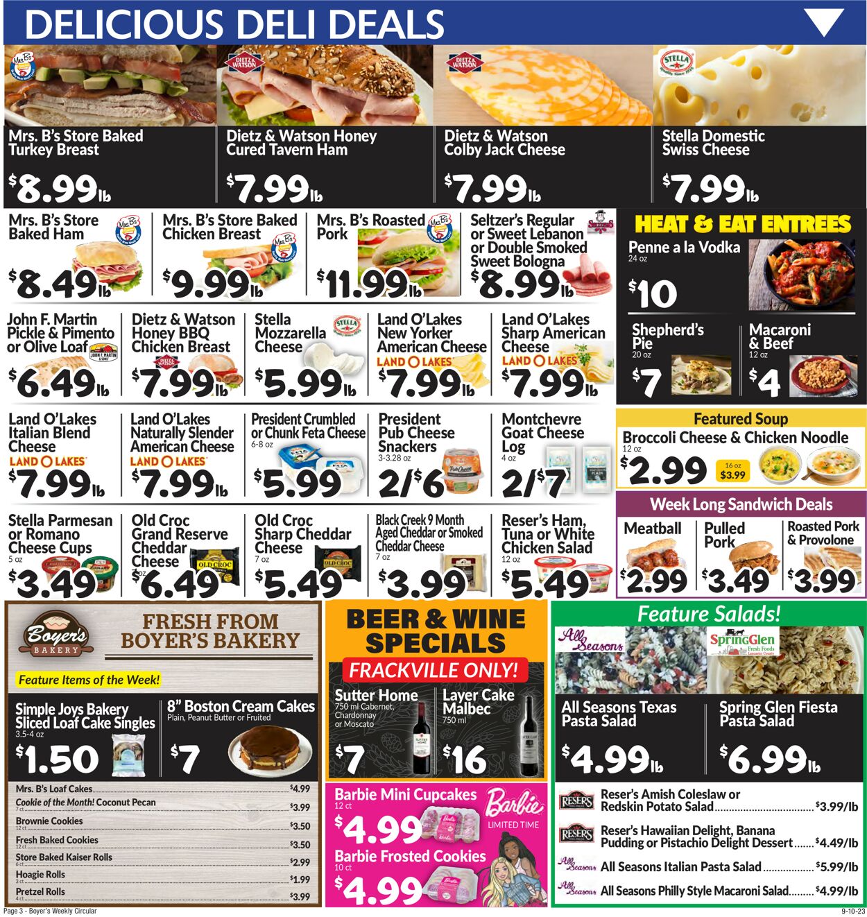 Boyer's Food Markets Weekly Ad Circular - valid 09/10-09/16/2023 (Page 5)