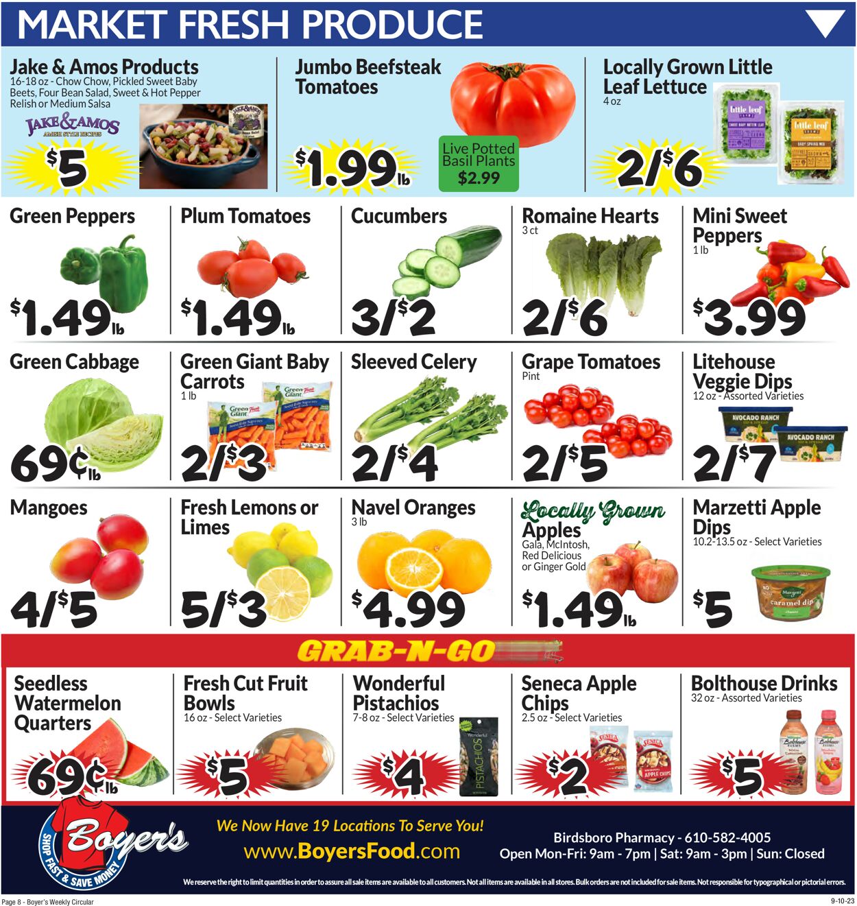 Boyer's Food Markets Weekly Ad Circular - valid 09/10-09/16/2023 (Page 11)