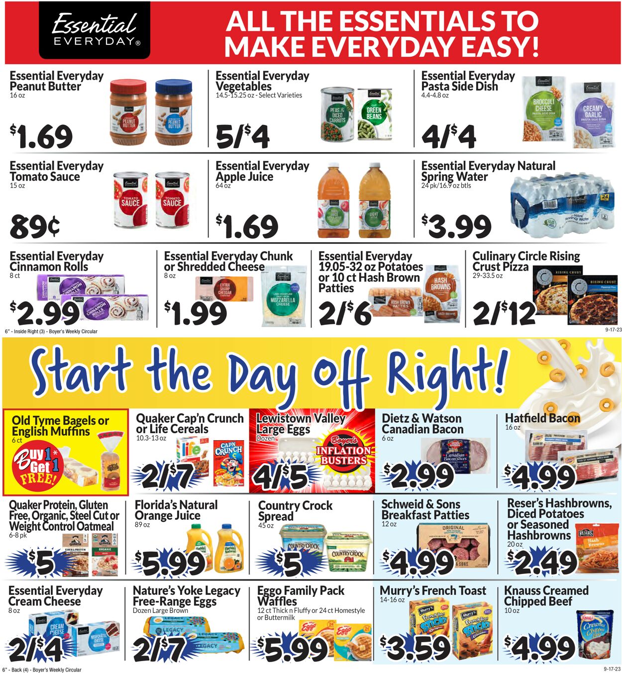 Boyer's Food Markets Weekly Ad Circular - valid 09/17-09/23/2023 (Page 2)