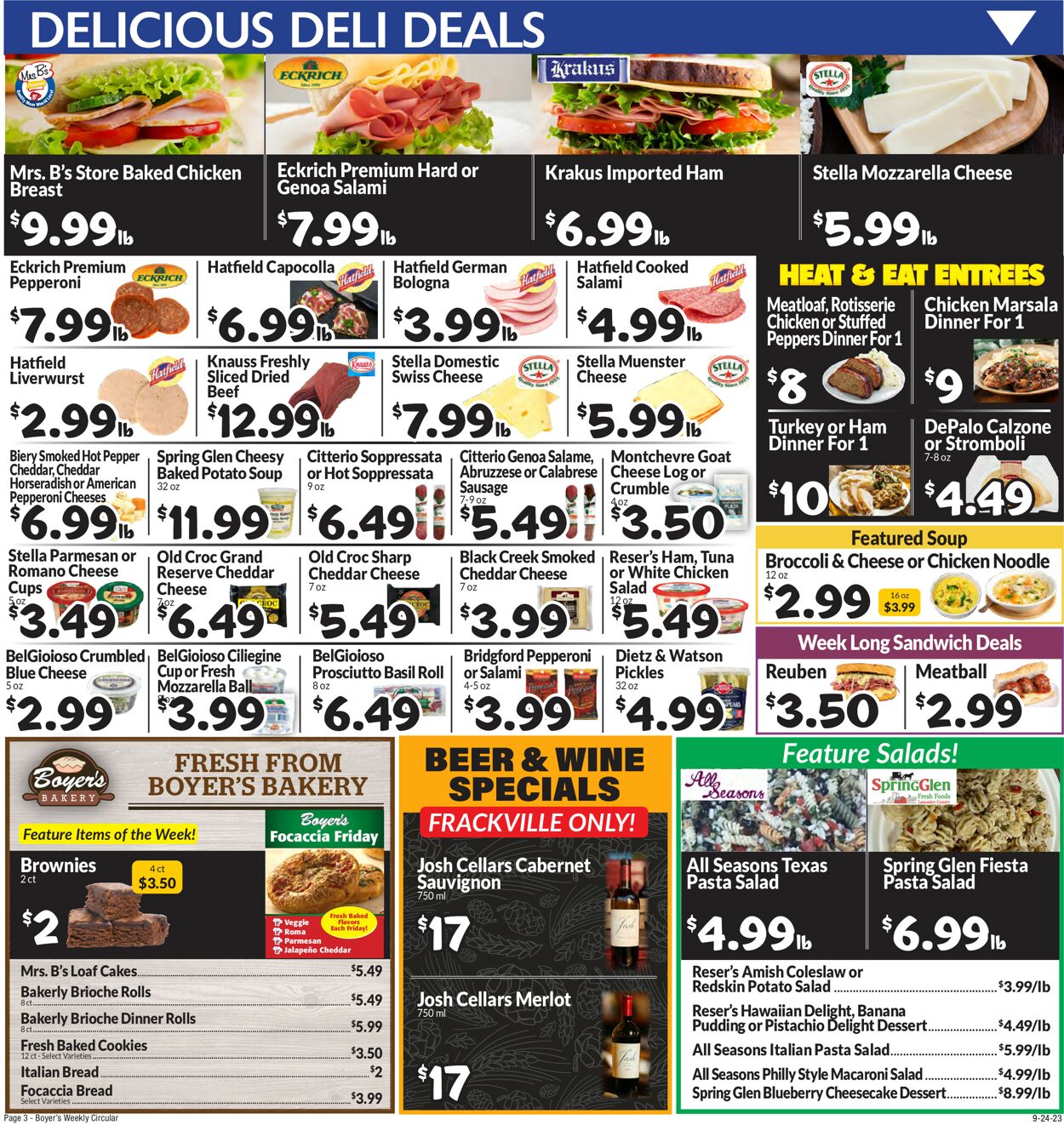 Boyer's Food Markets Weekly Ad Circular - valid 09/24-09/30/2023 (Page 5)