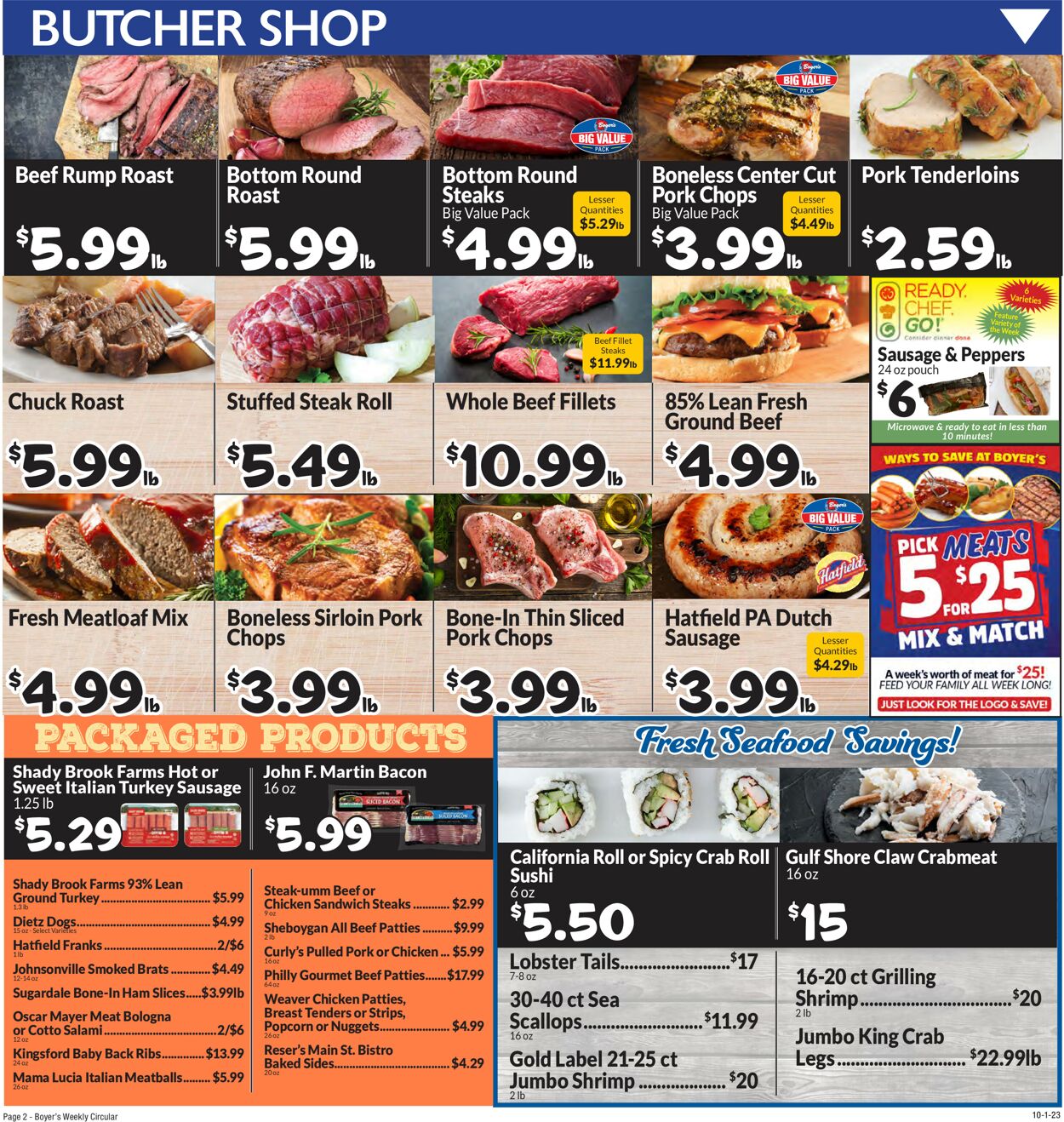 Boyer's Food Markets Weekly Ad Circular - valid 10/01-10/07/2023 (Page 4)
