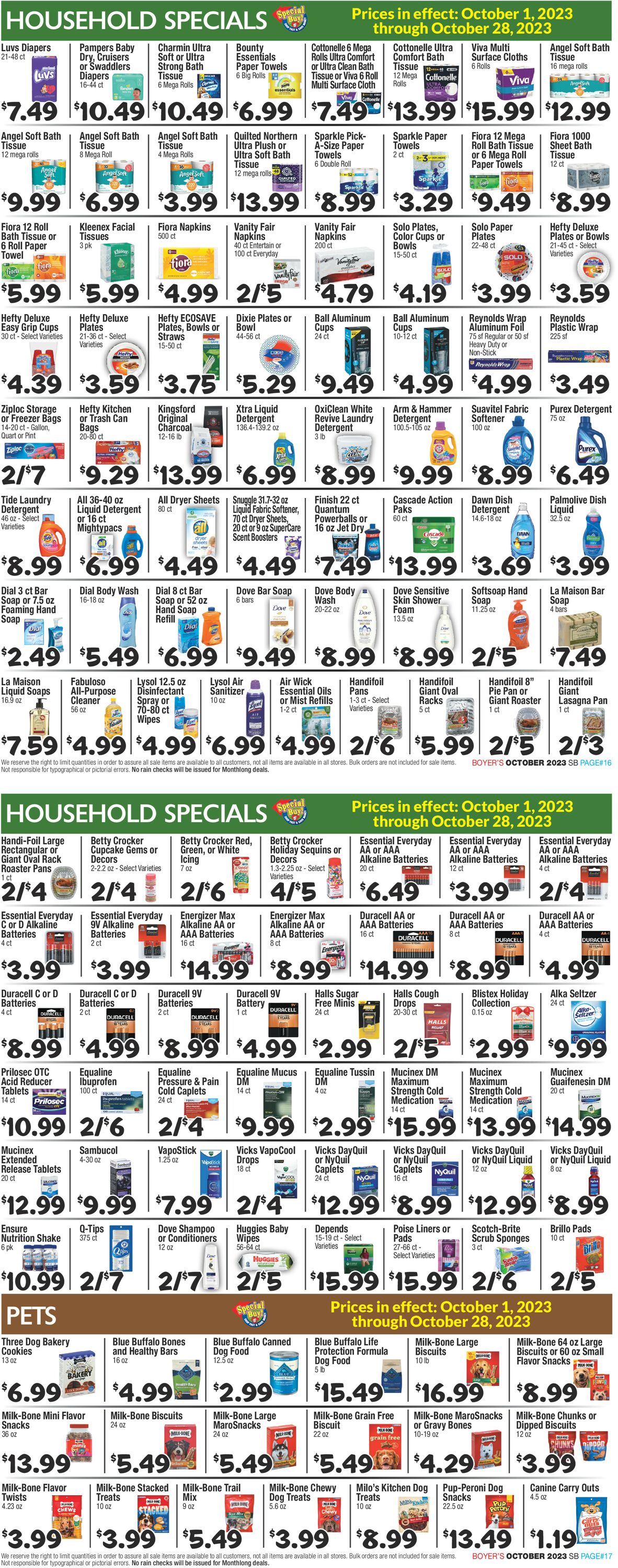 Boyer's Food Markets Weekly Ad Circular - valid 10/01-10/28/2023 (Page 9)