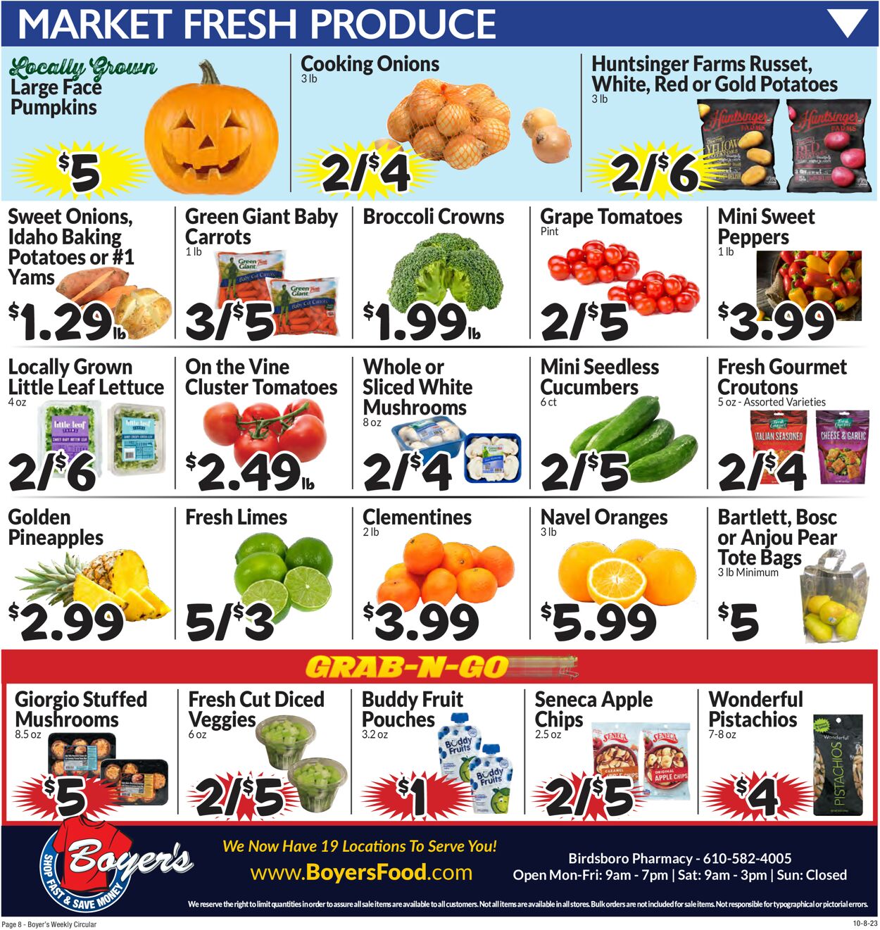 Boyer's Food Markets Weekly Ad Circular - valid 10/08-10/14/2023 (Page 11)