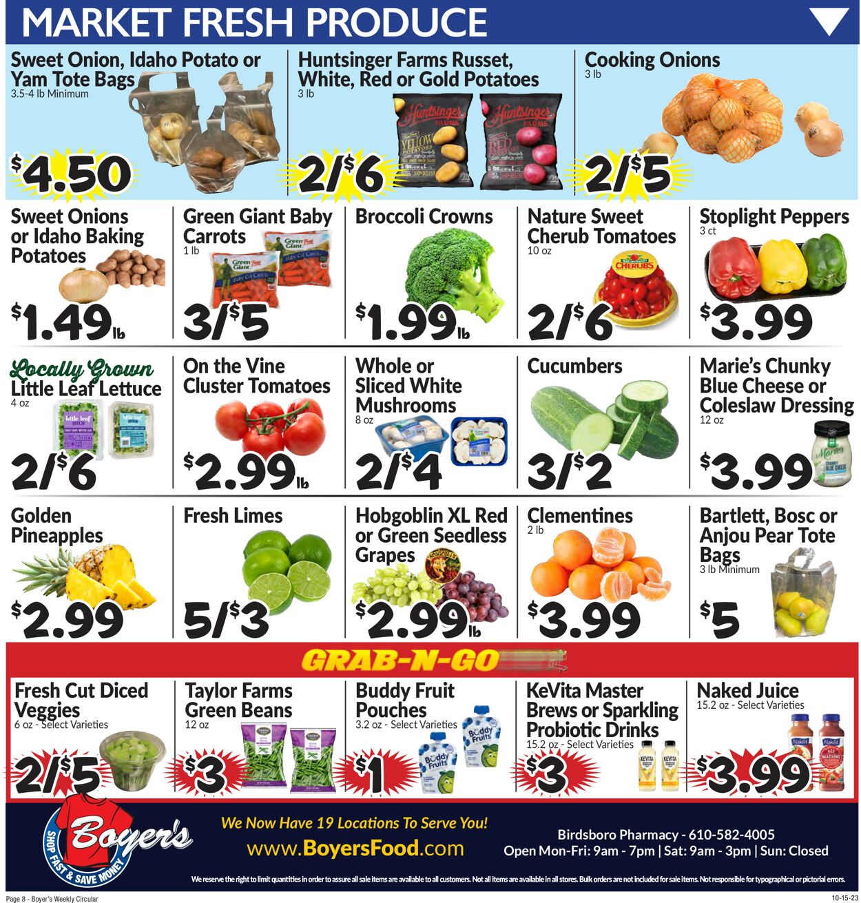 Boyer's Food Markets Weekly Ad Circular - valid 10/15-10/21/2023 (Page 11)