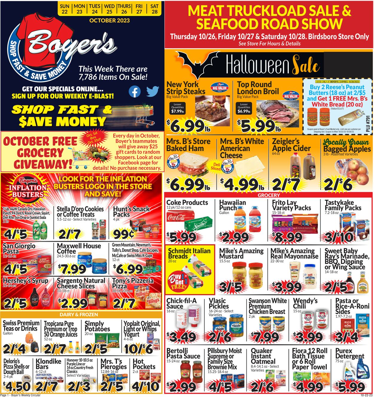Boyer's Food Markets Weekly Ad Circular - valid 10/22-10/28/2023 (Page 3)