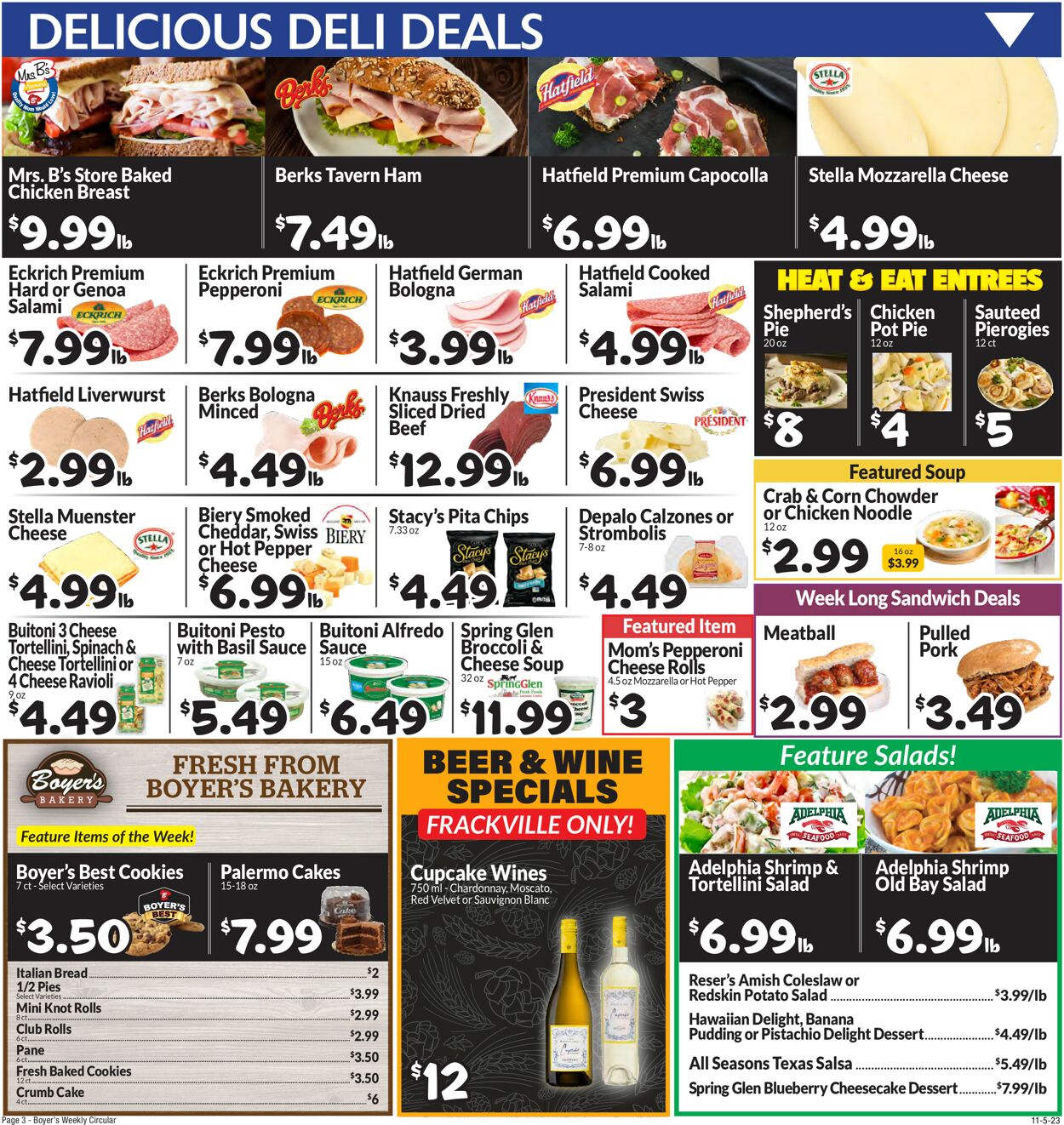 Boyer's Food Markets Weekly Ad Circular - valid 11/05-11/11/2023 (Page 5)