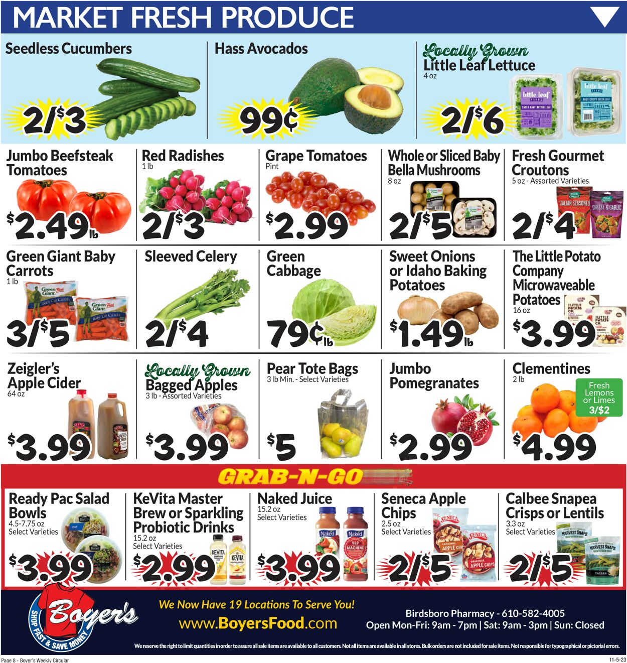 Boyer's Food Markets Weekly Ad Circular - valid 11/05-11/11/2023 (Page 11)