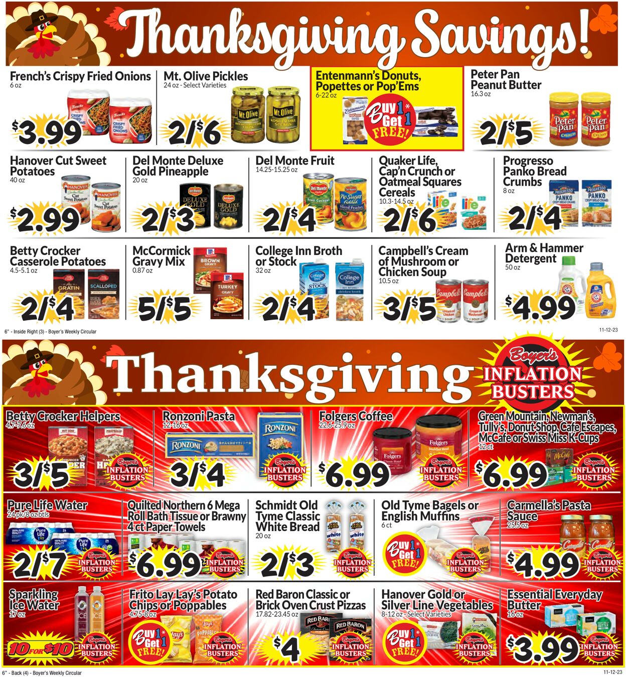 Boyer's Food Markets Weekly Ad Circular - valid 11/12-11/18/2023 (Page 2)