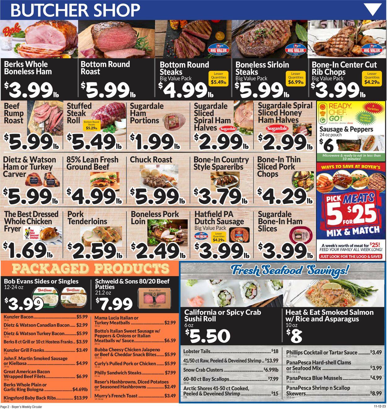 Boyer's Food Markets Weekly Ad Circular - valid 11/12-11/18/2023 (Page 4)