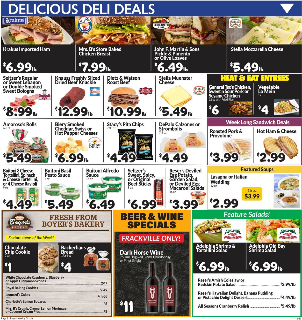 Boyer's Food Markets Weekly Ad Circular - valid 11/12-11/18/2023 (Page 5)
