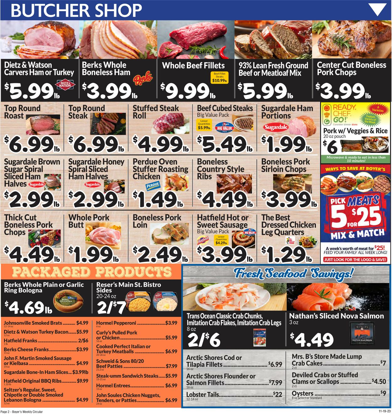 Boyer's Food Markets Weekly Ad Circular - valid 11/19-11/25/2023 (Page 4)