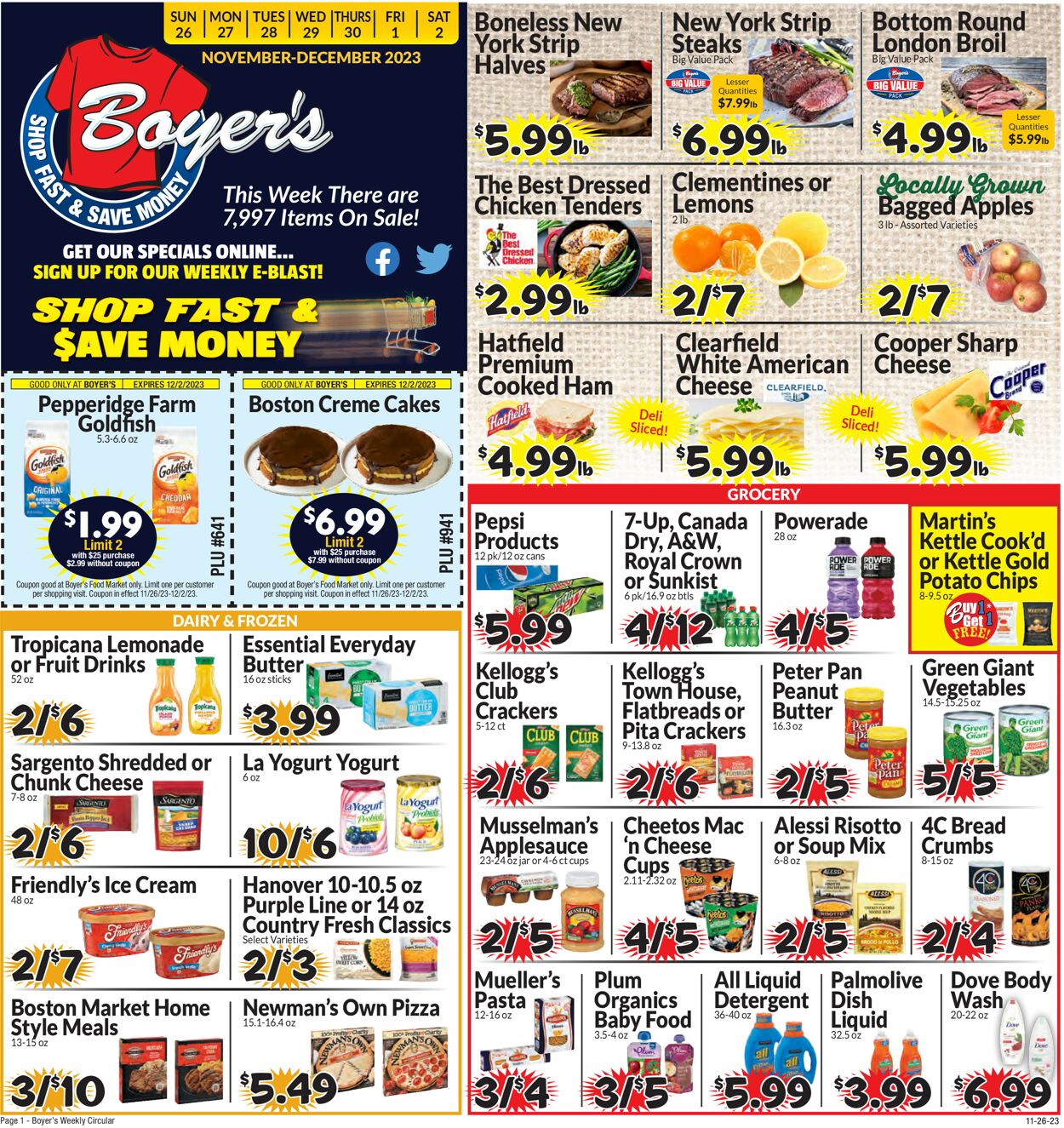 Boyer's Food Markets Weekly Ad Circular - valid 11/26-12/02/2023 (Page 3)