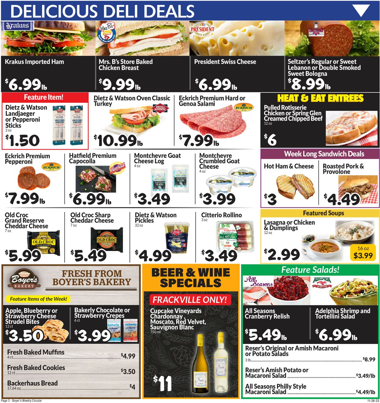 Boyer's Food Markets Weekly Ad Circular - valid 11/26-12/02/2023 (Page 5)