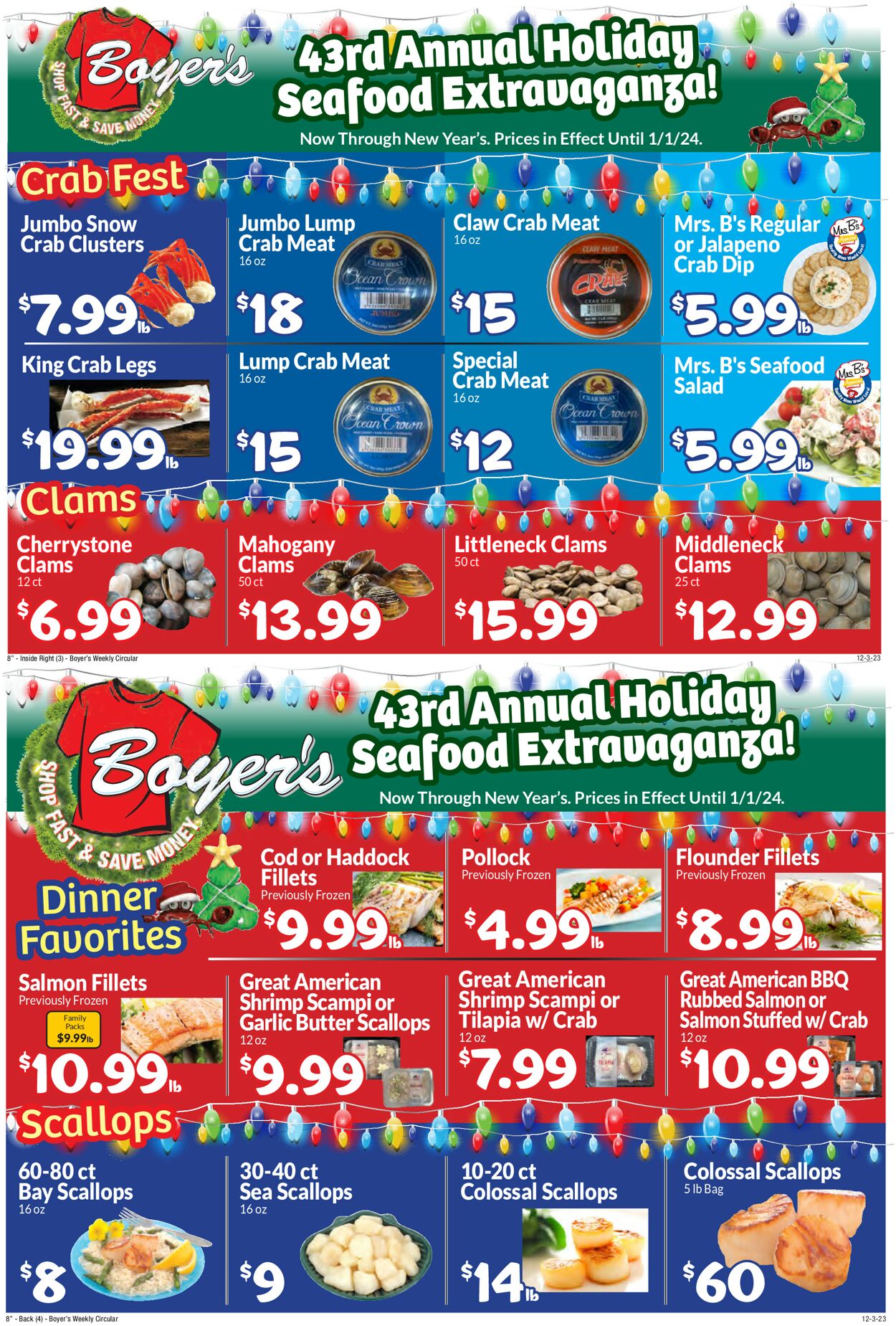 Boyer's Food Markets Weekly Ad Circular - valid 12/03-12/09/2023 (Page 2)