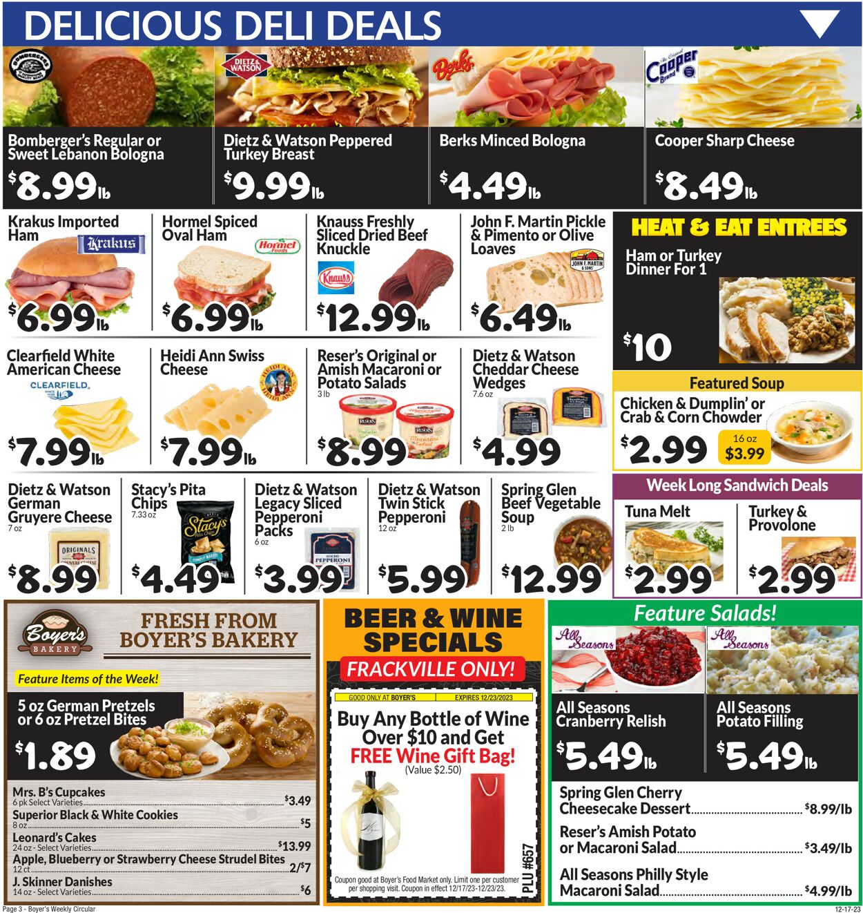 Boyer's Food Markets Weekly Ad Circular - valid 12/17-12/23/2023 (Page 5)