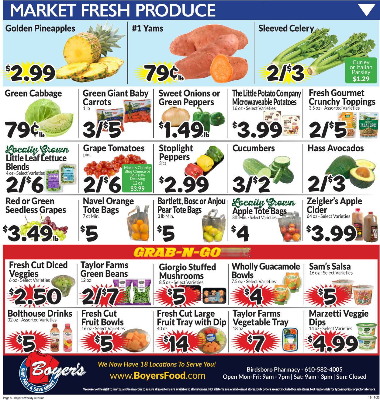 Boyer's Food Markets Weekly Ad Circular - valid 12/17-12/23/2023 (Page 11)