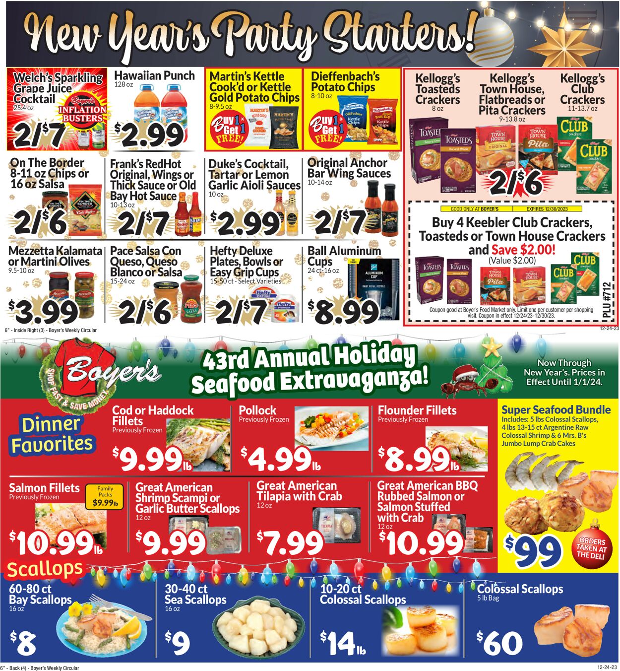 Boyer's Food Markets Weekly Ad Circular - valid 12/24-12/30/2023 (Page 2)