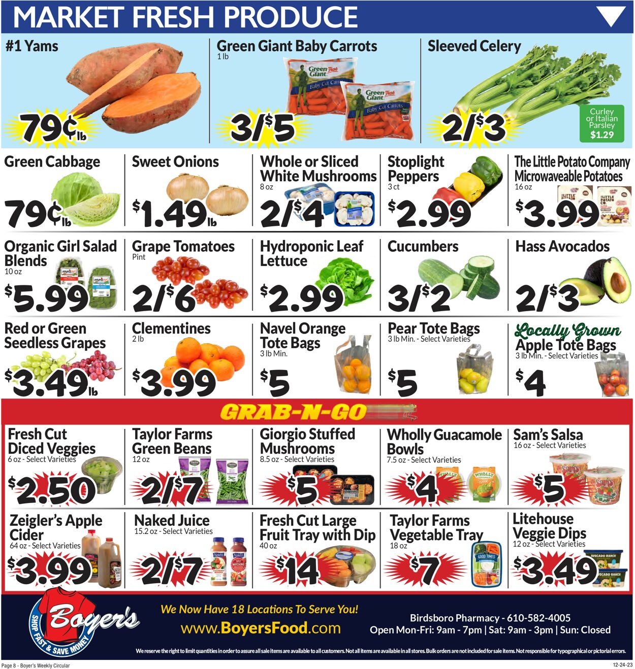 Boyer's Food Markets Weekly Ad Circular - valid 12/24-12/30/2023 (Page 11)